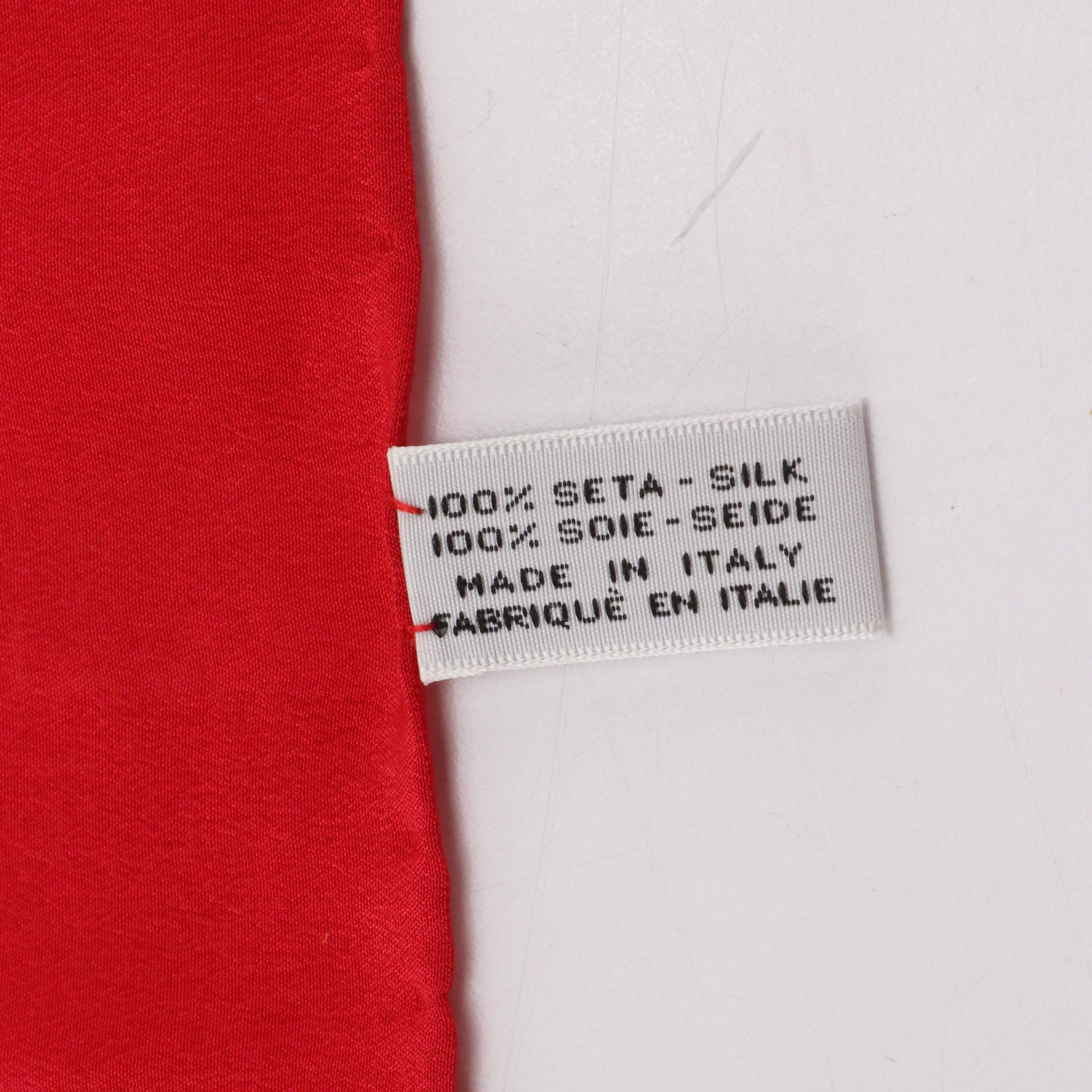 Chanel Bijouterie Pattern Scarf 90 in Silk Charmeuse