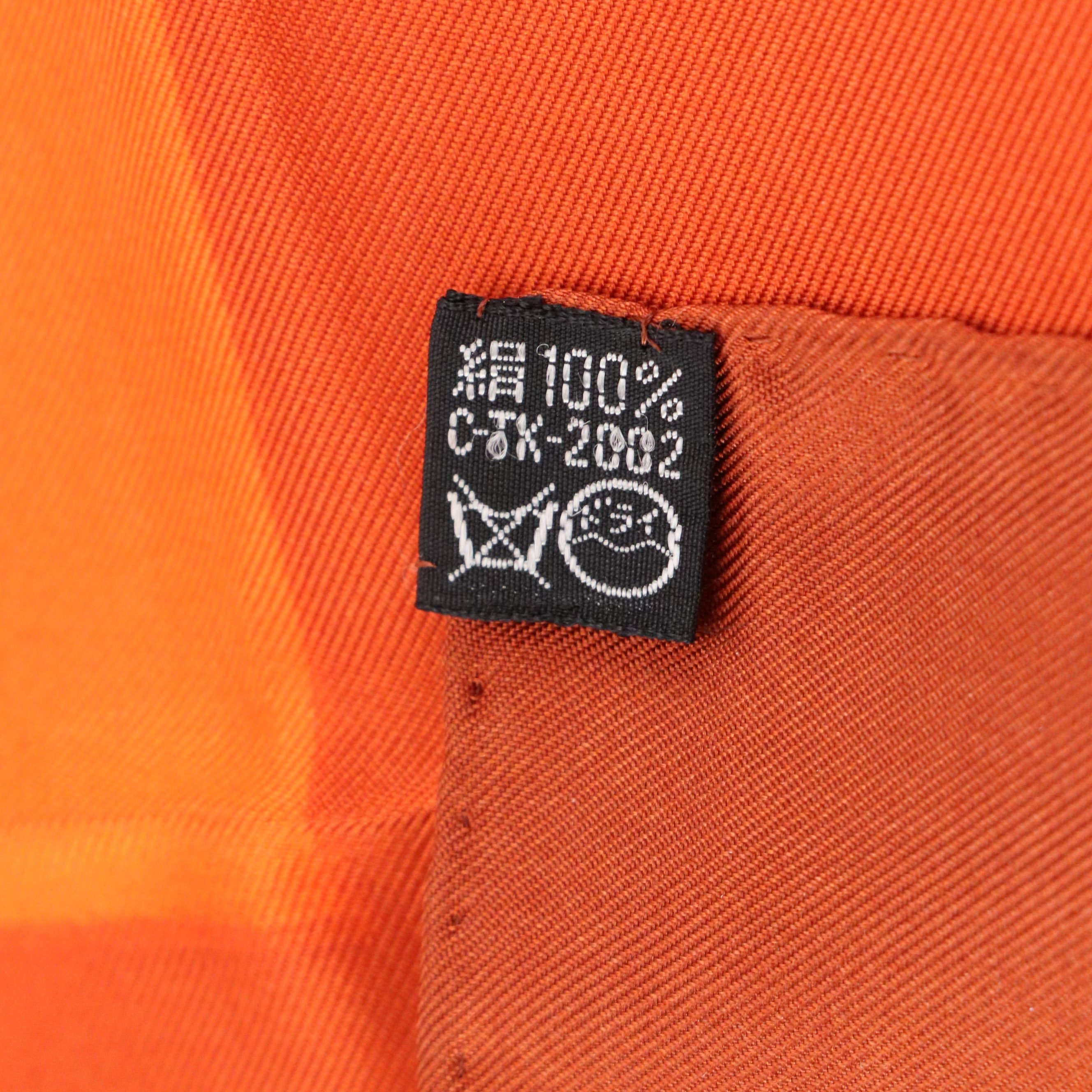 Yves Saint Laurent Colorblock Scarf in Silk Twill