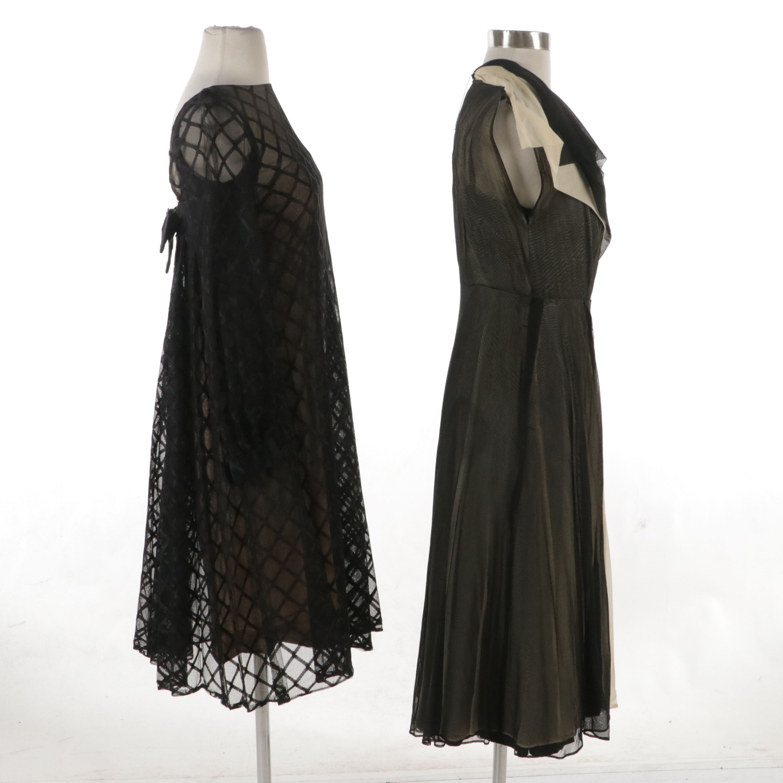 Curated 1960s Mod Cocktail Dress, Handbag & Accessories Ensemble