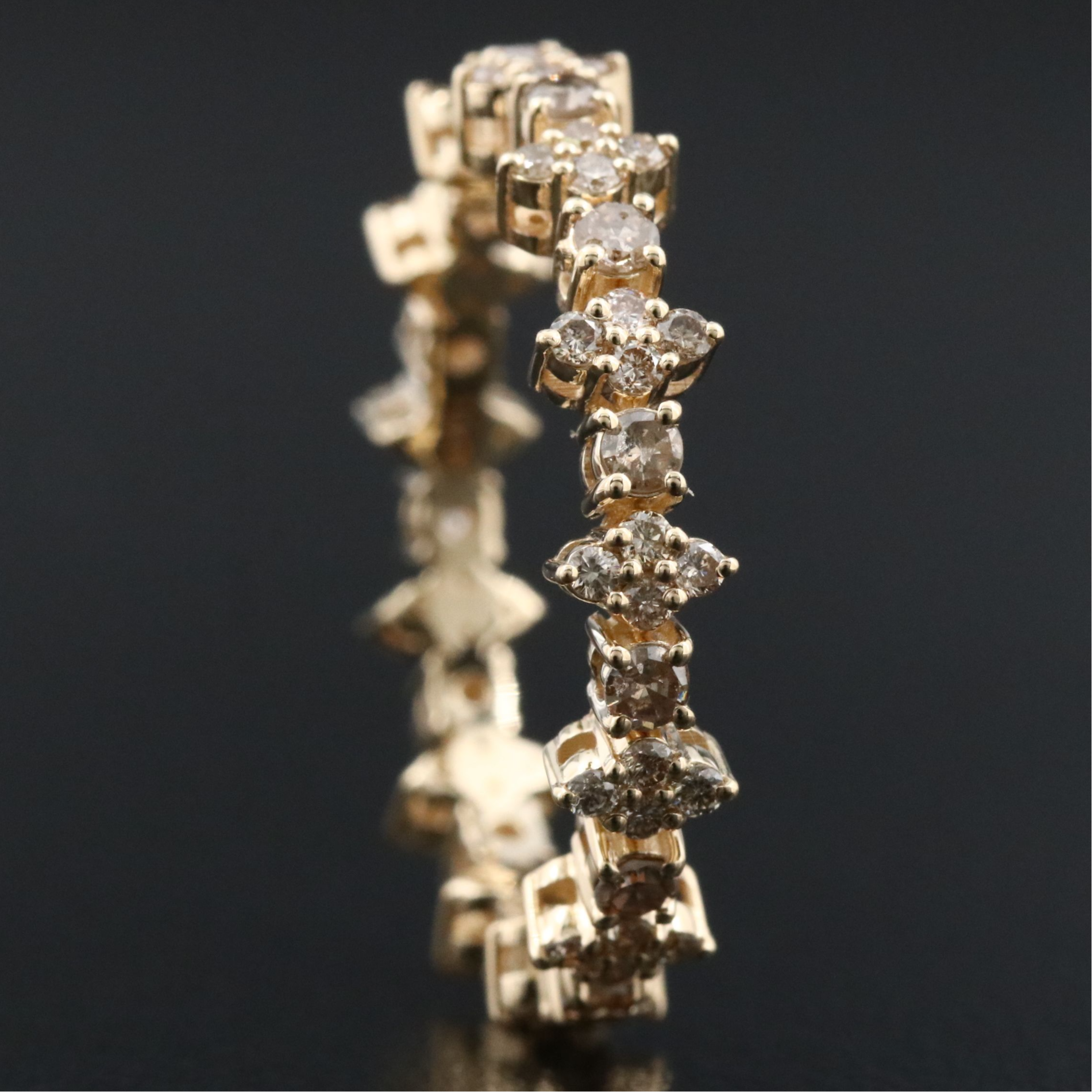 14K 0.80 CTW Diamond Eternity Band