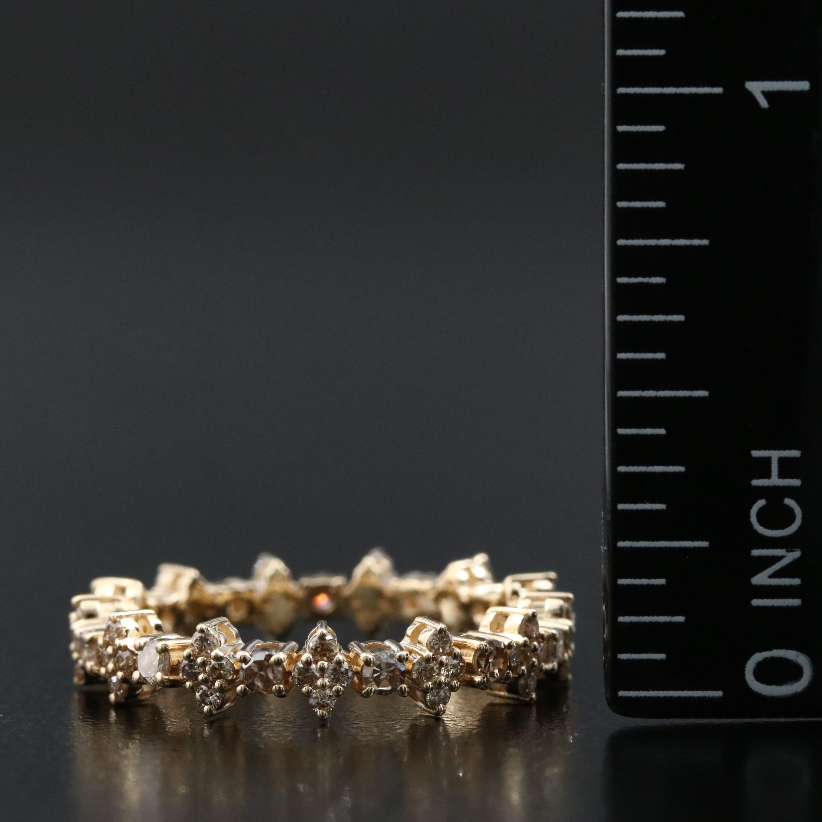 14K 0.80 CTW Diamond Eternity Band