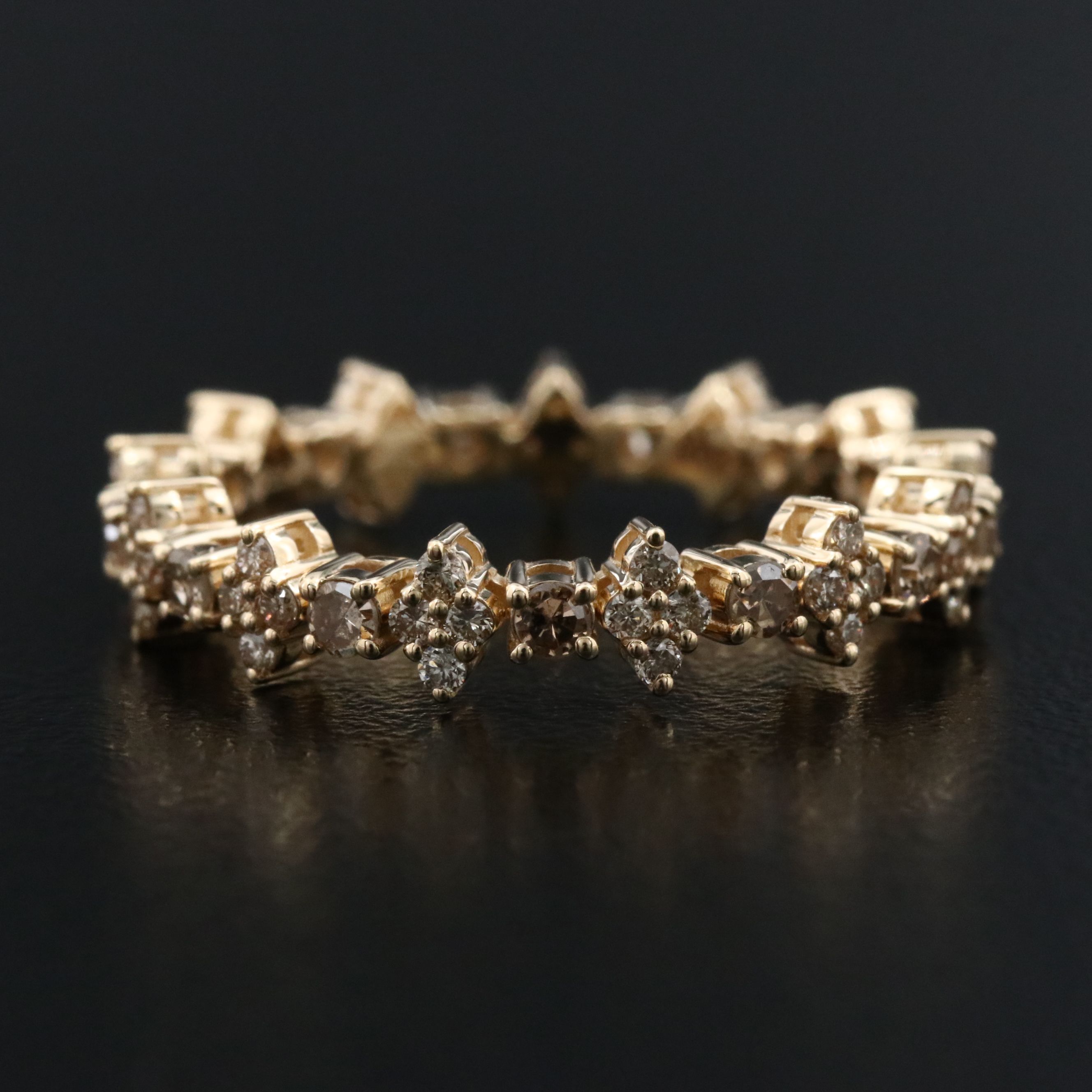 14K 0.80 CTW Diamond Eternity Band
