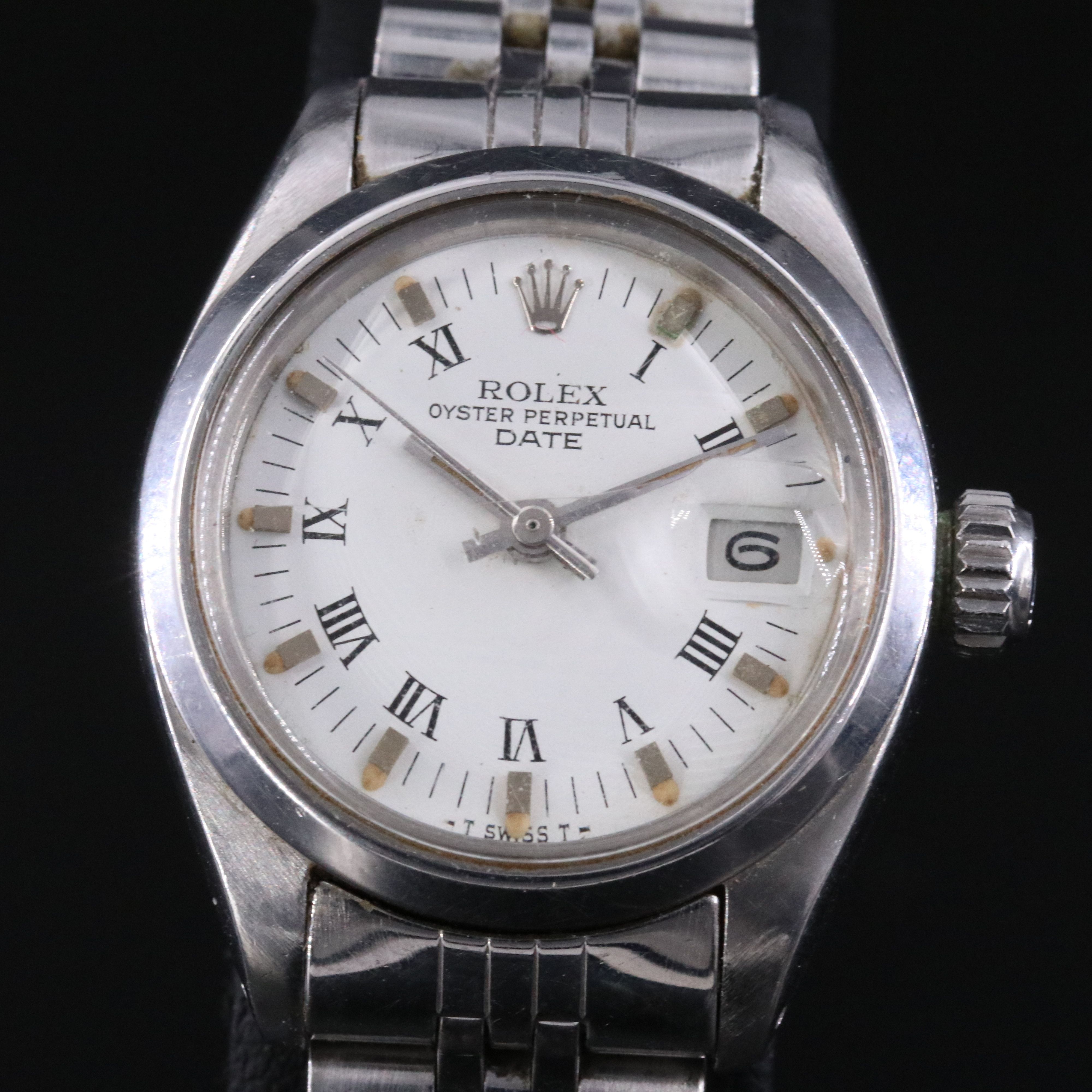 Rolex Oyster Perpetual Date 2030 Vintage Watch c.1982