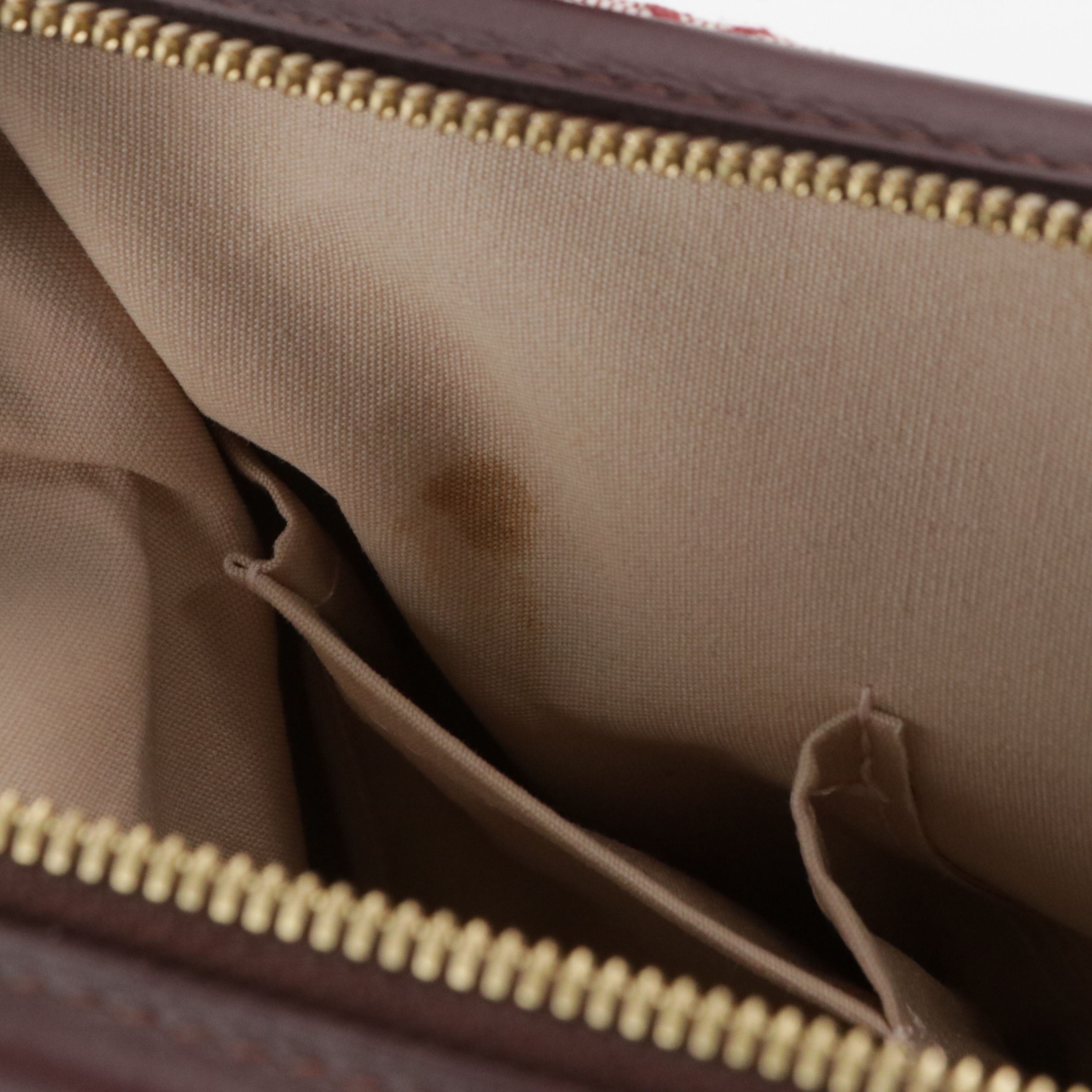 Louis Vuitton Josephine PM Bag in Cherry Monogram Mini Lin Canvas and Leather