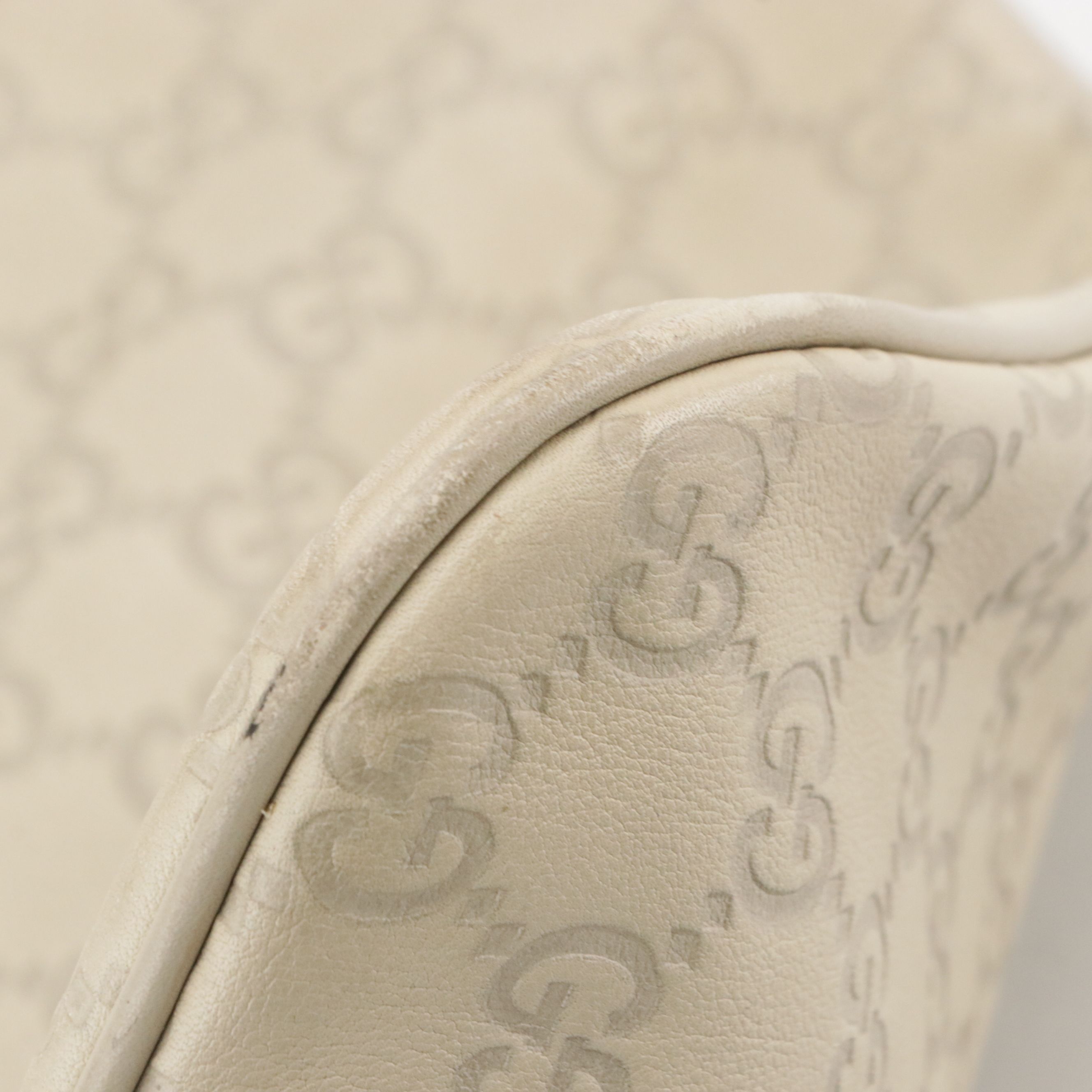 Gucci Vertical Tote Bag in Light Beige Guccissima Calfskin Leather