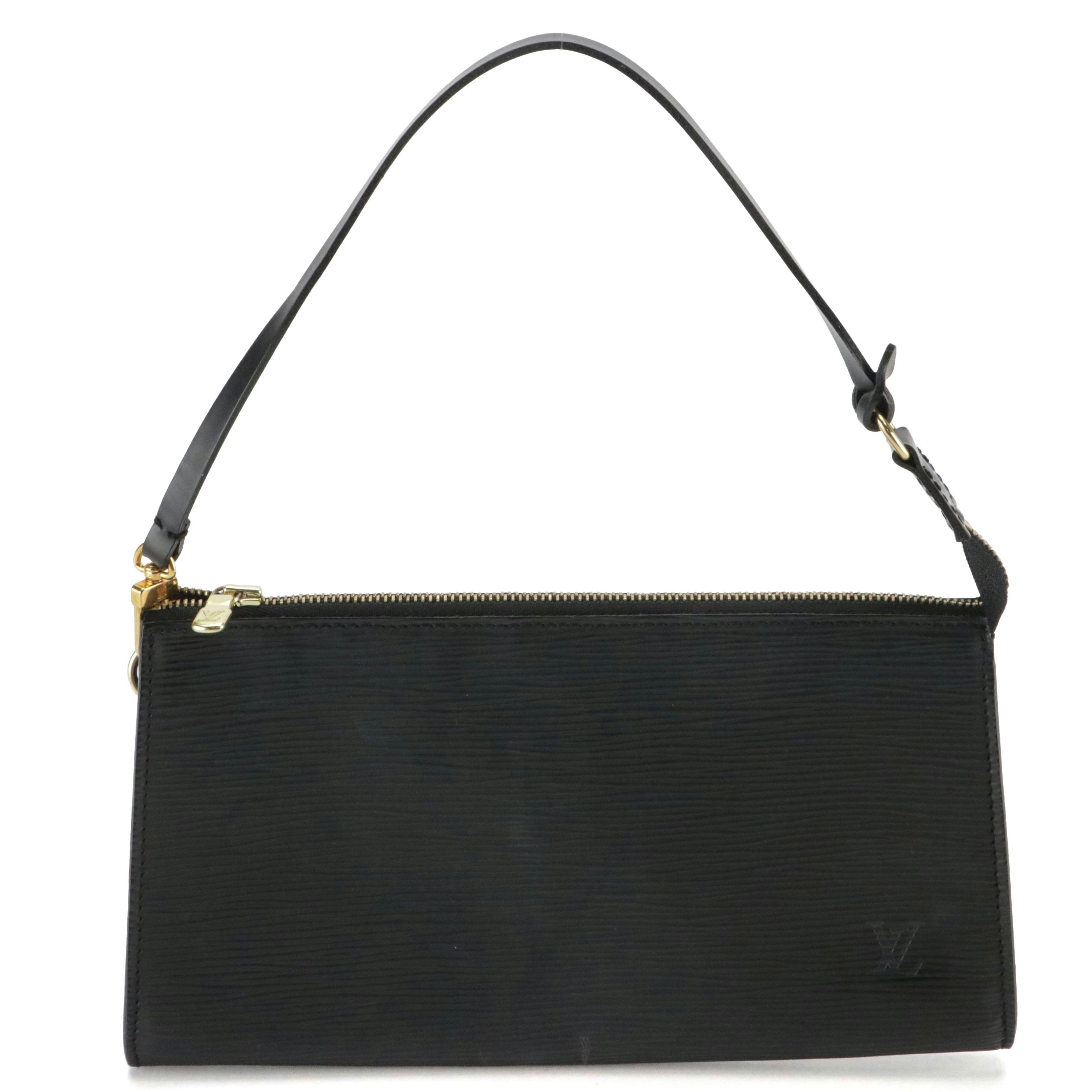 Louis Vuitton Pochette Accessoires in Noir Epi Leather