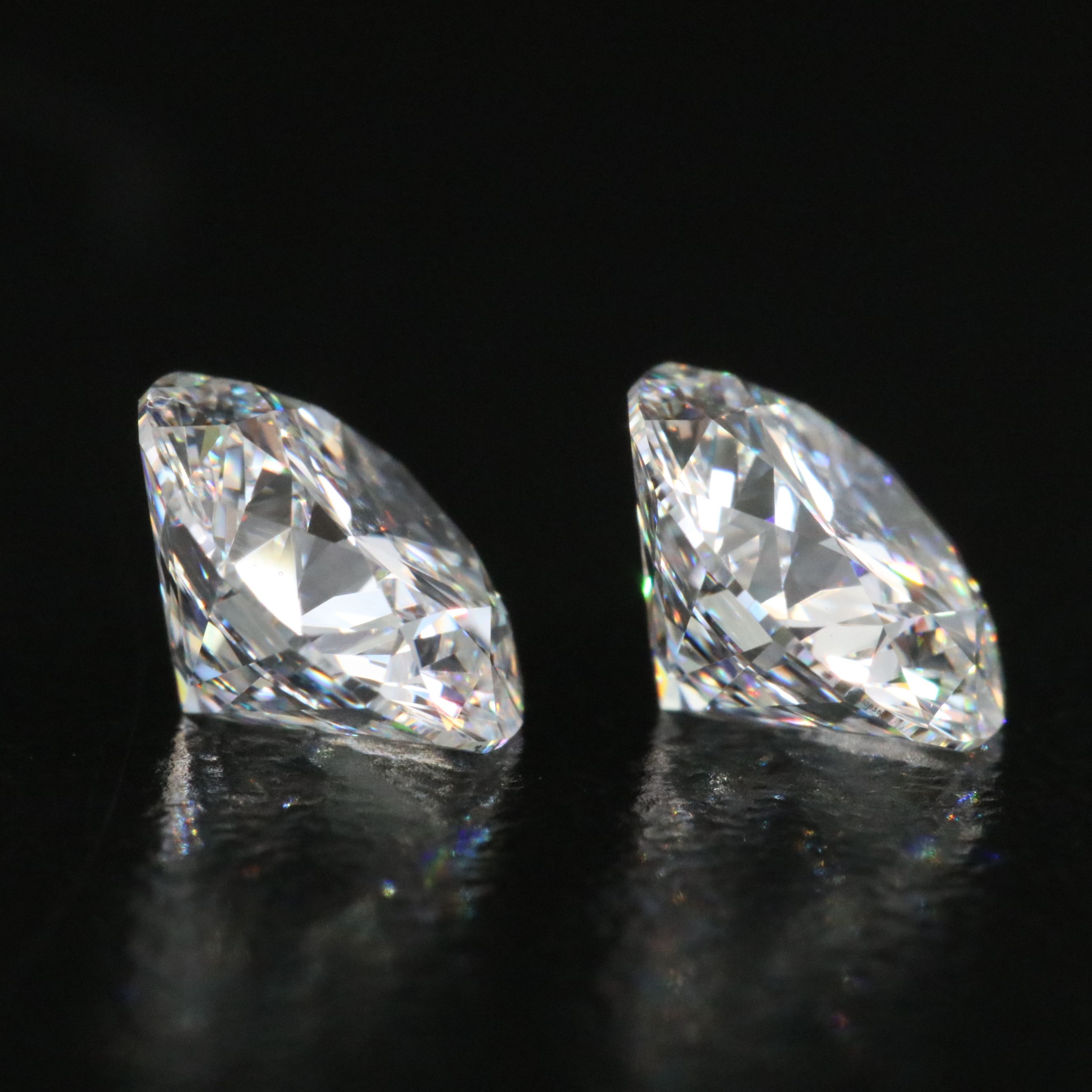 Loose 2.08 CTW Matched Pair Lab Grown Diamonds with IGI Reports