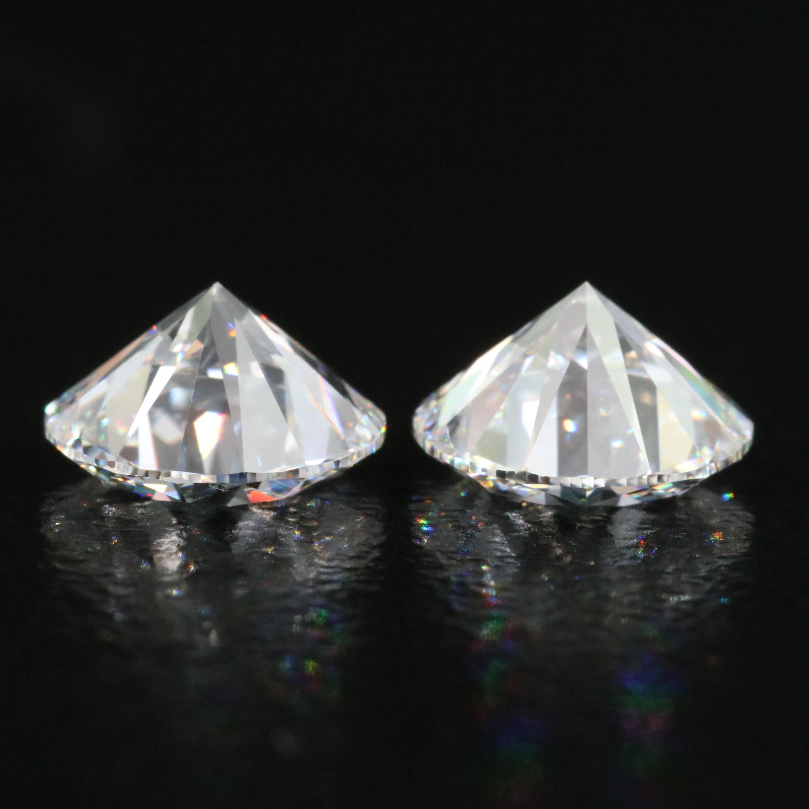 Loose 2.08 CTW Matched Pair Lab Grown Diamonds with IGI Reports