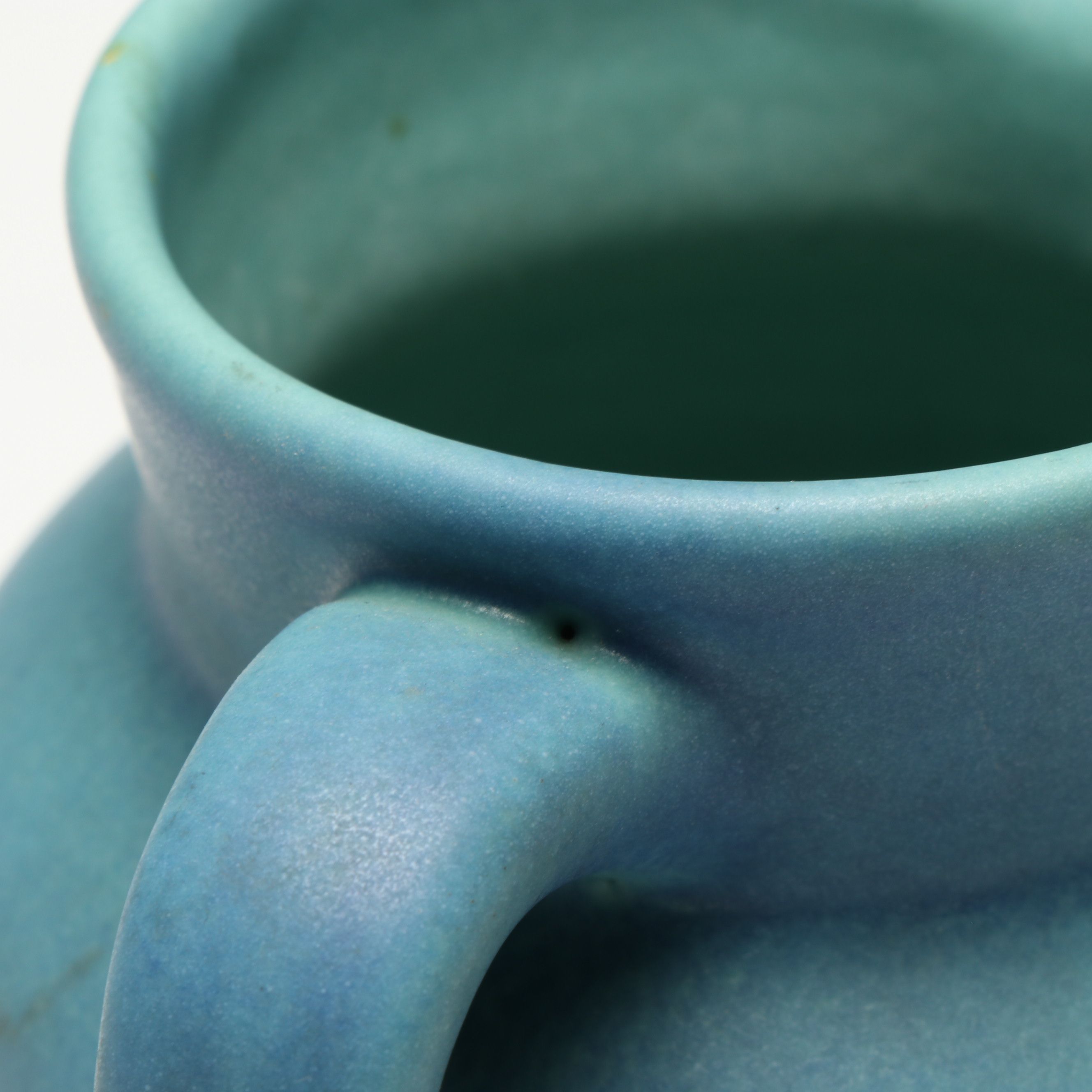 Van Briggle Art Deco Blue Glaze Ceramic Creamer