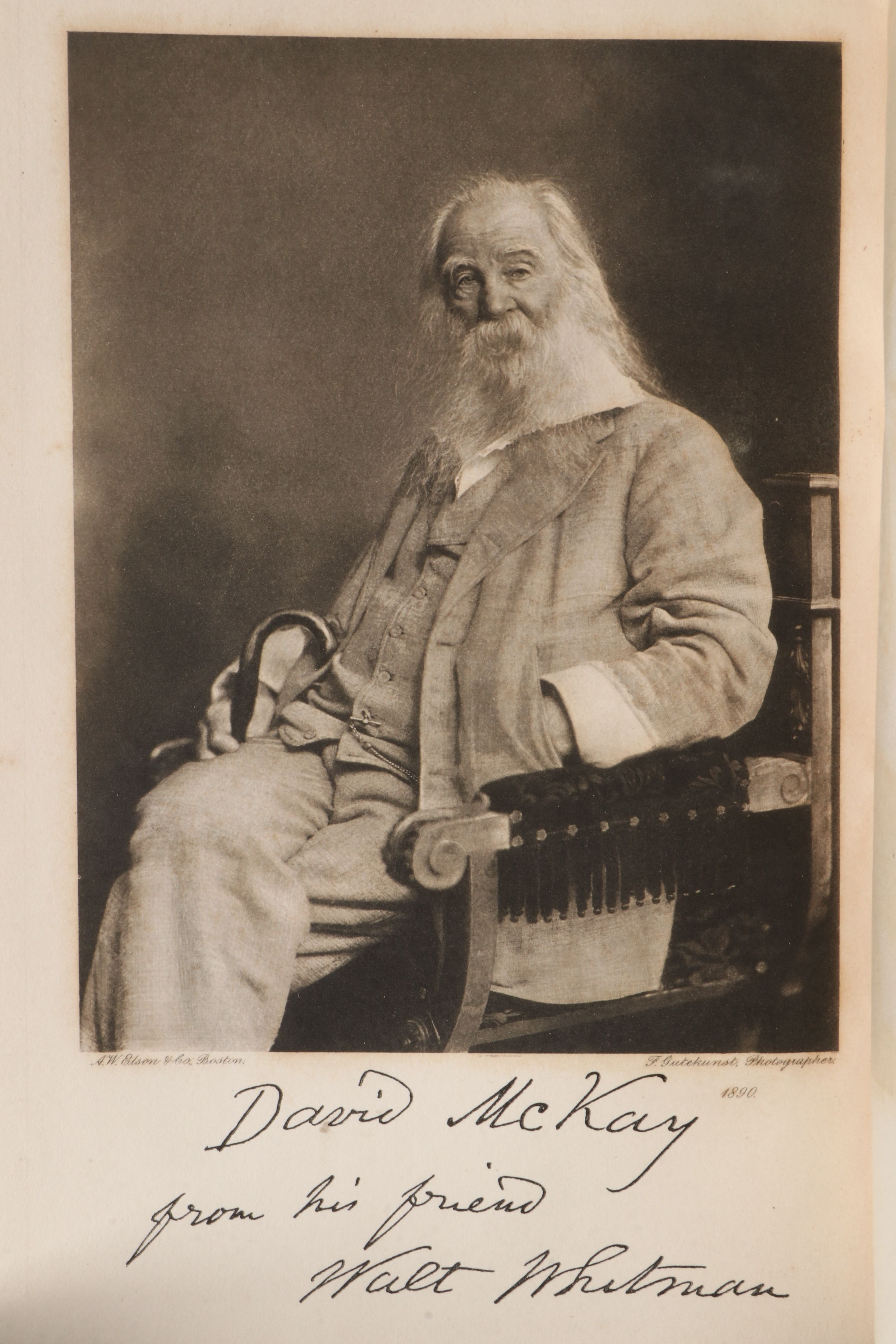 "Leaves of Grass" by Walt Whitman, 1900