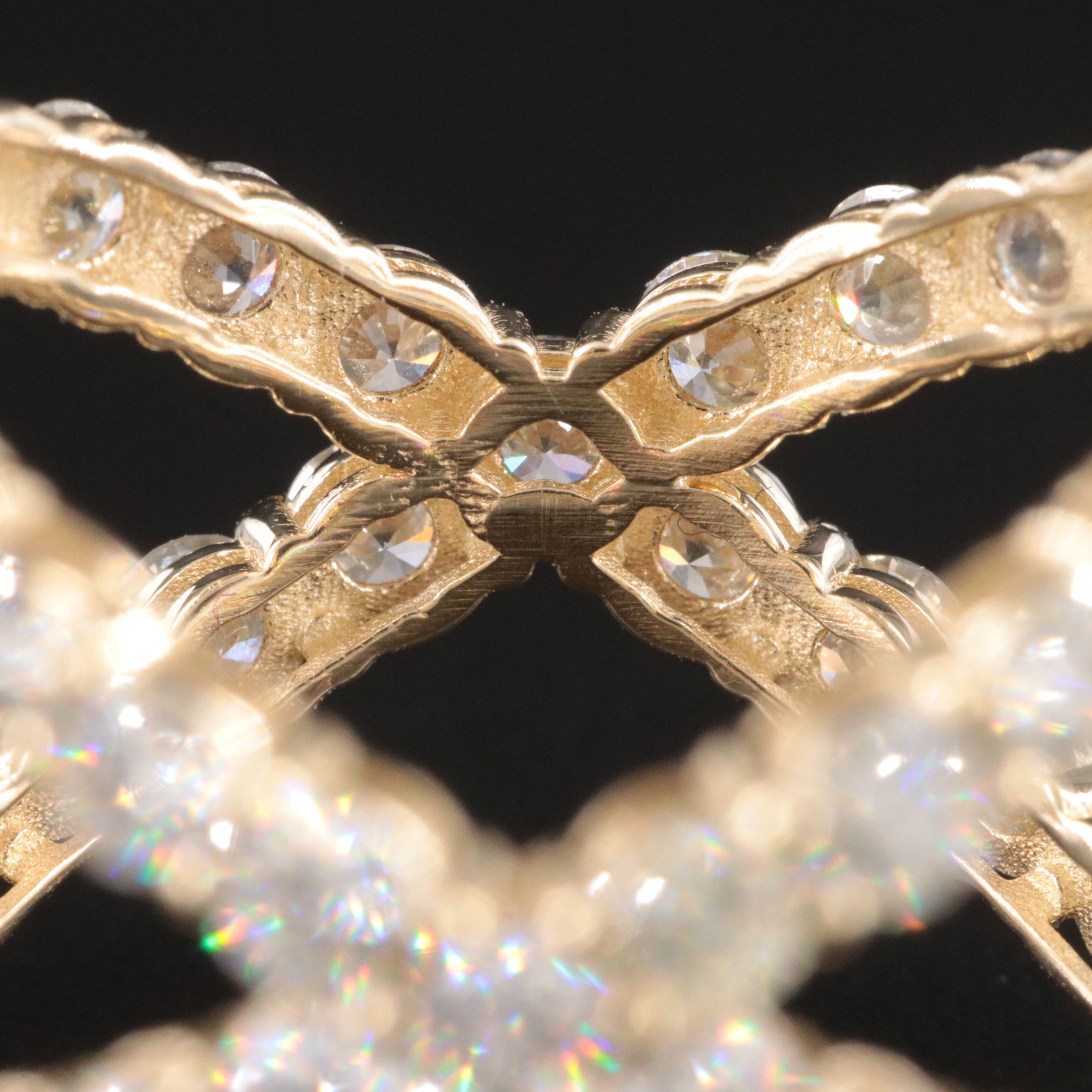 14K 2.52 CTW Diamond Crossover Ring