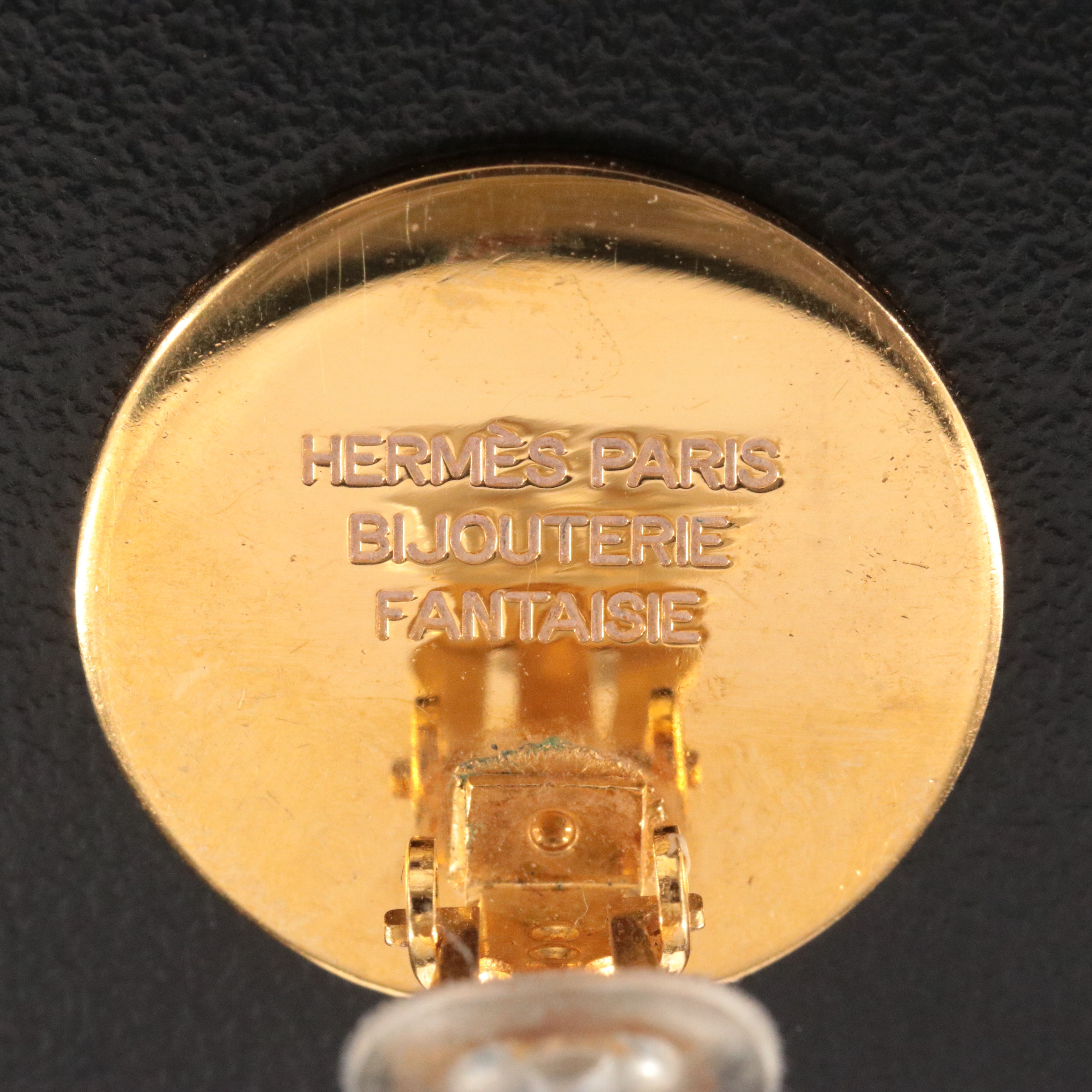 Hermès Clou de Selle Clip Earrings