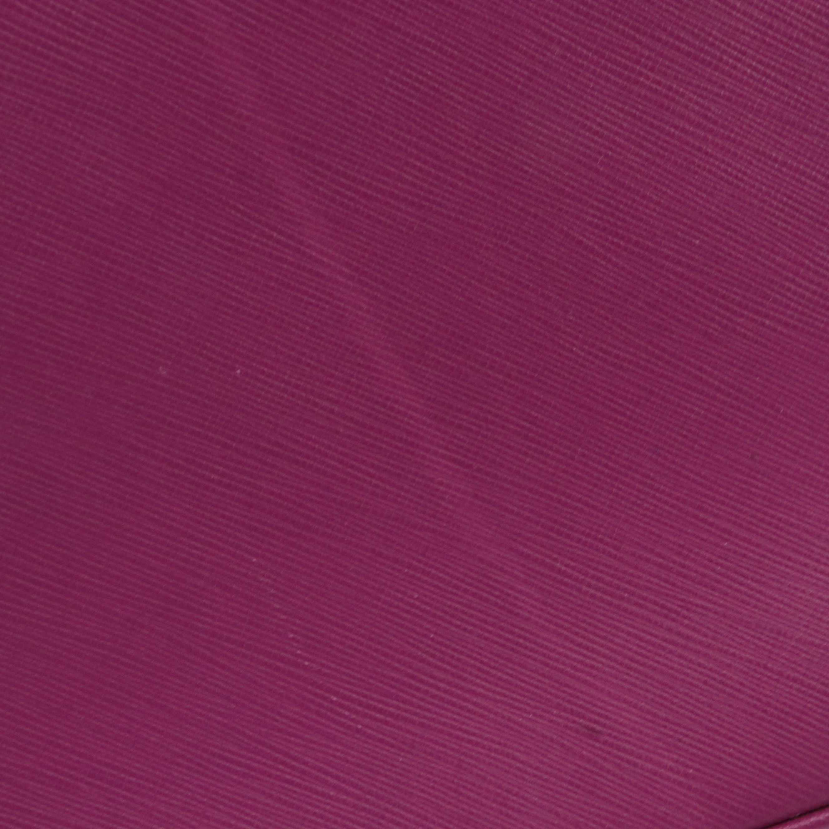 Salvatore Ferragamo Romano Hobo Shoulder Bag in Magenta Saffiano Leather