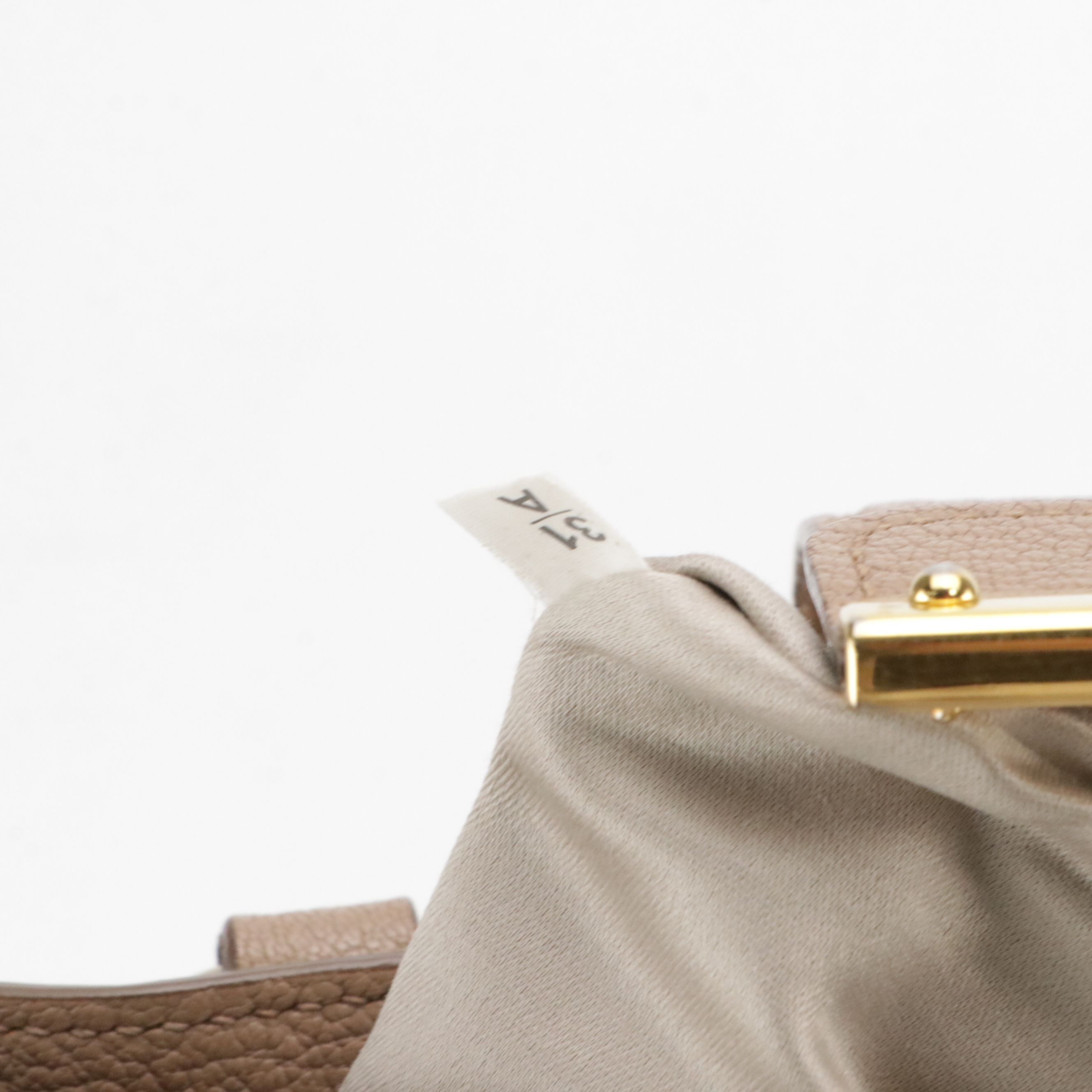 Miu Miu Small Madras Satchel Bag in Bicolor Grained Leather