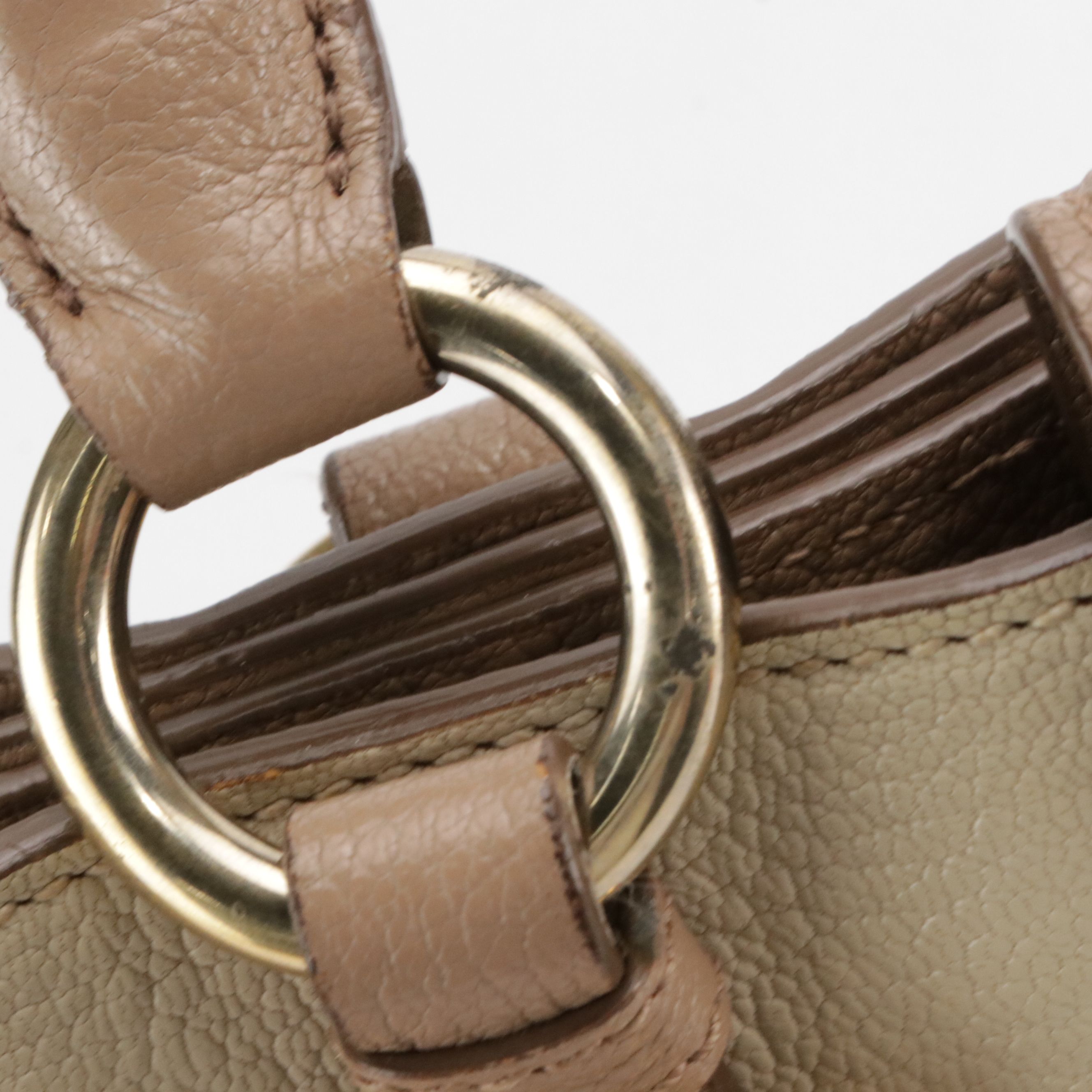 Miu Miu Small Madras Satchel Bag in Bicolor Grained Leather