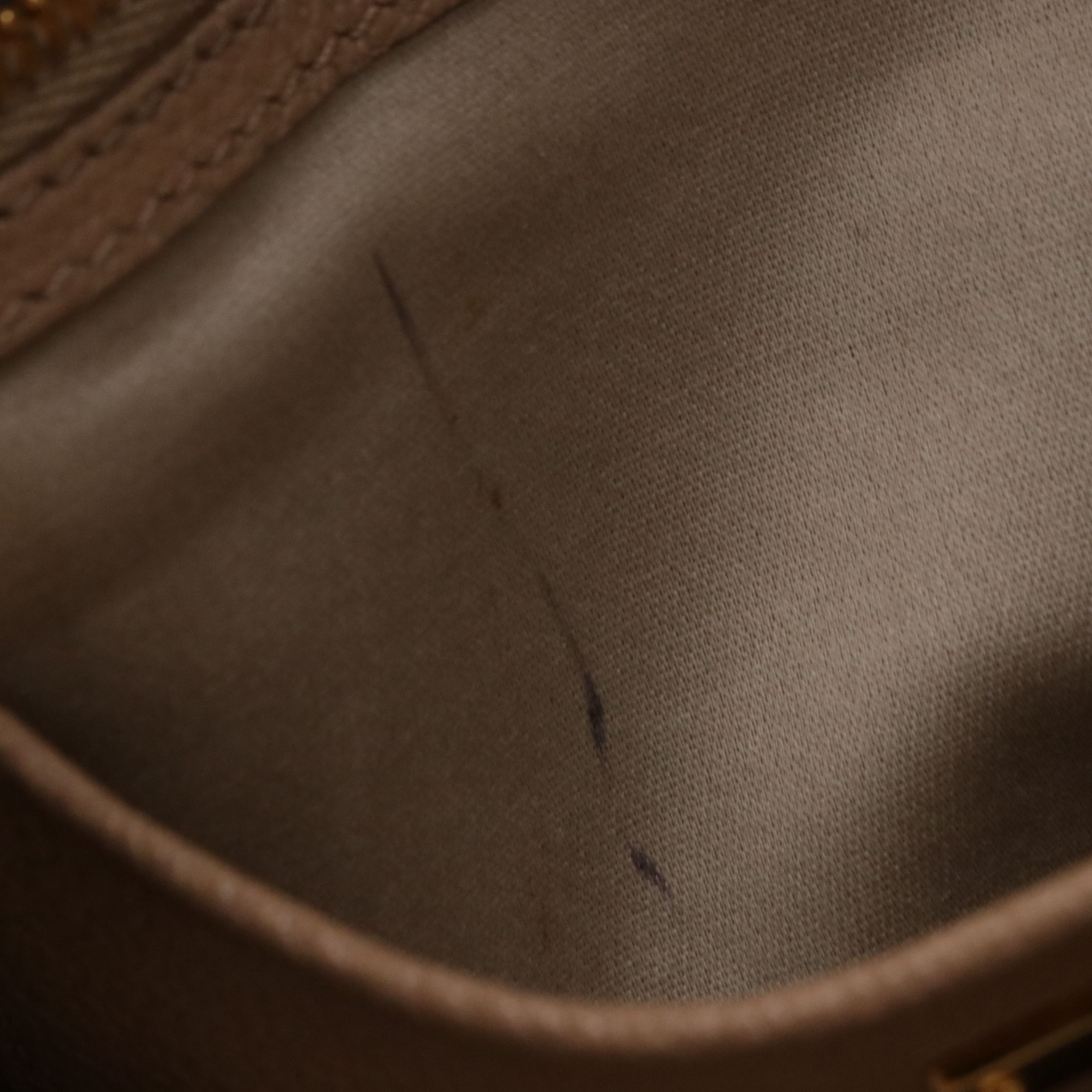 Miu Miu Small Madras Satchel Bag in Bicolor Grained Leather