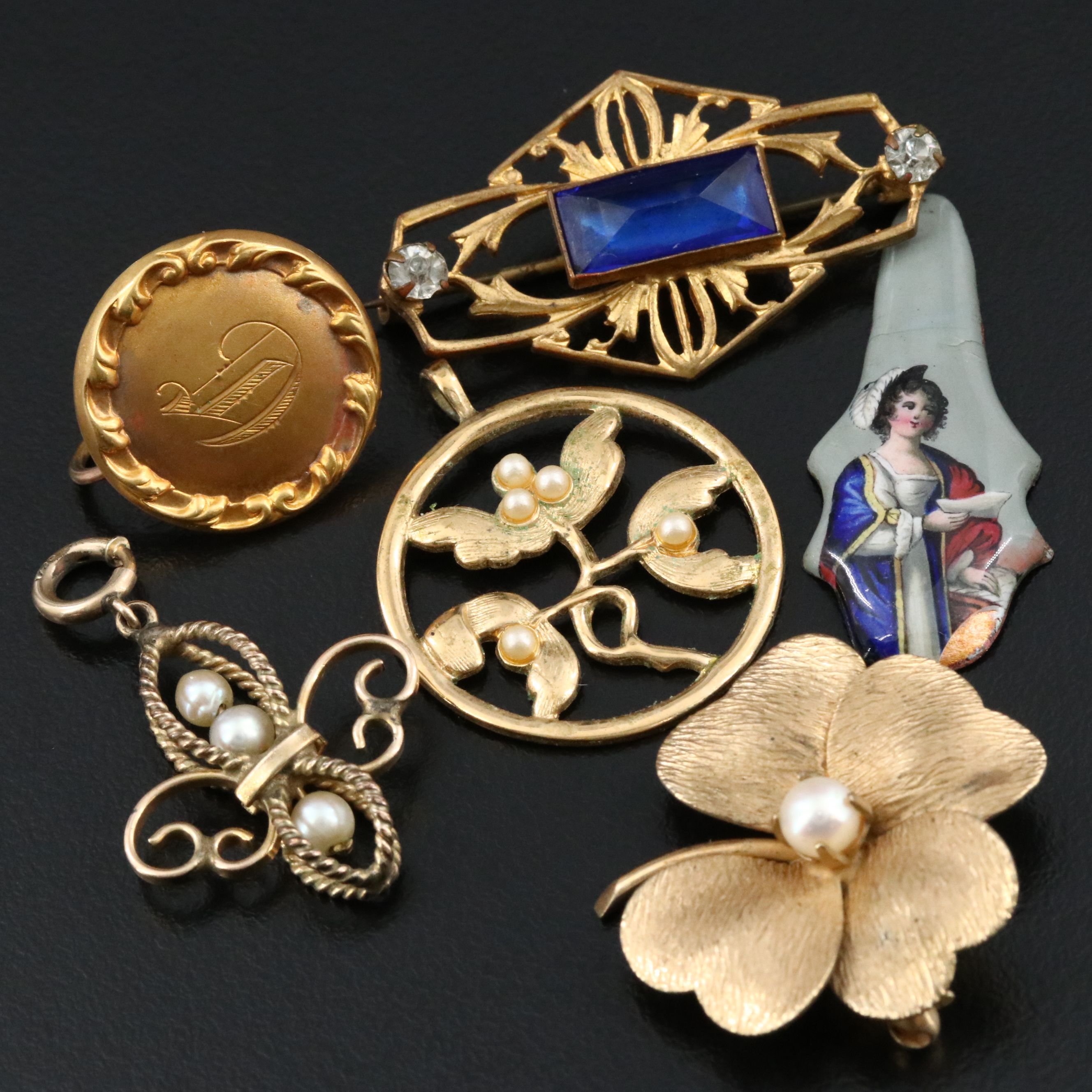 Victorian, Art Nouveau and Gold-Filled Featured in Vintage Jewelry Collection