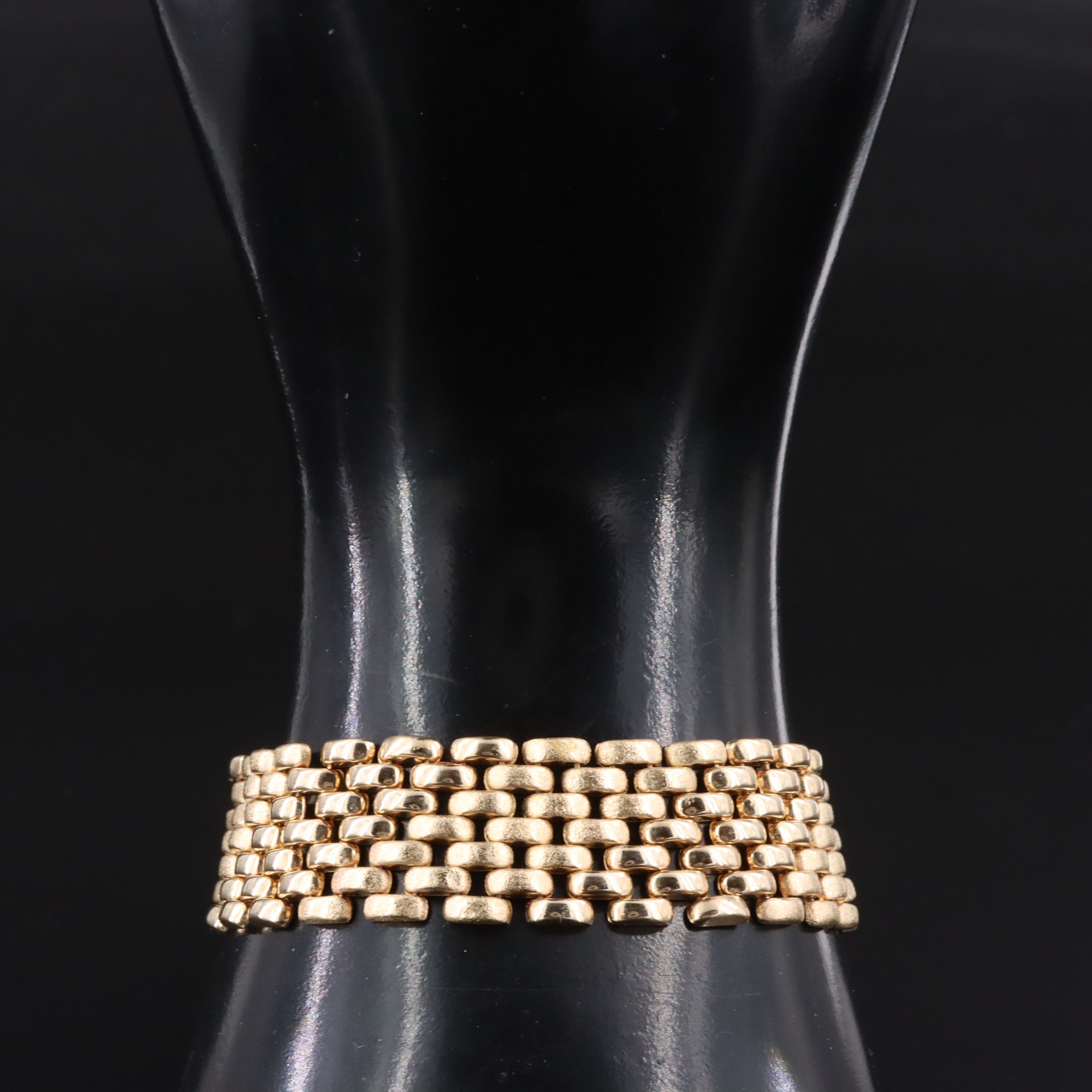 14K Panther Link Bracelet