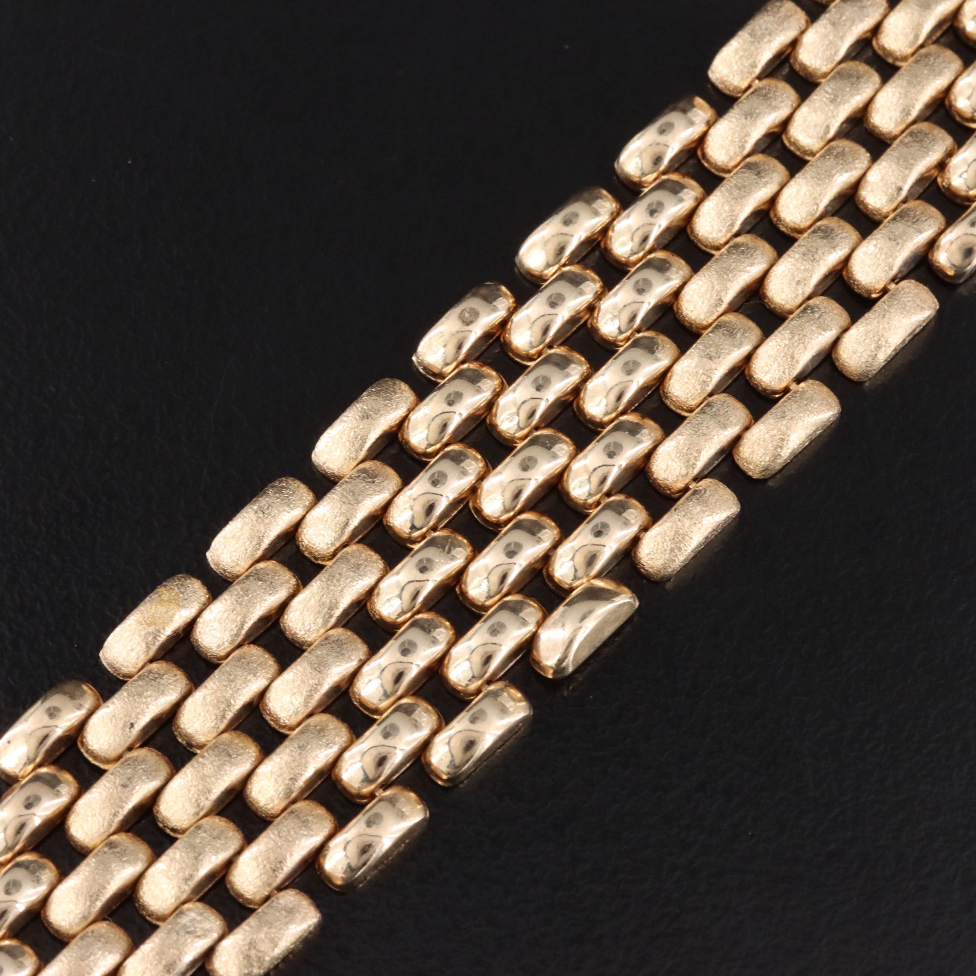 14K Panther Link Bracelet