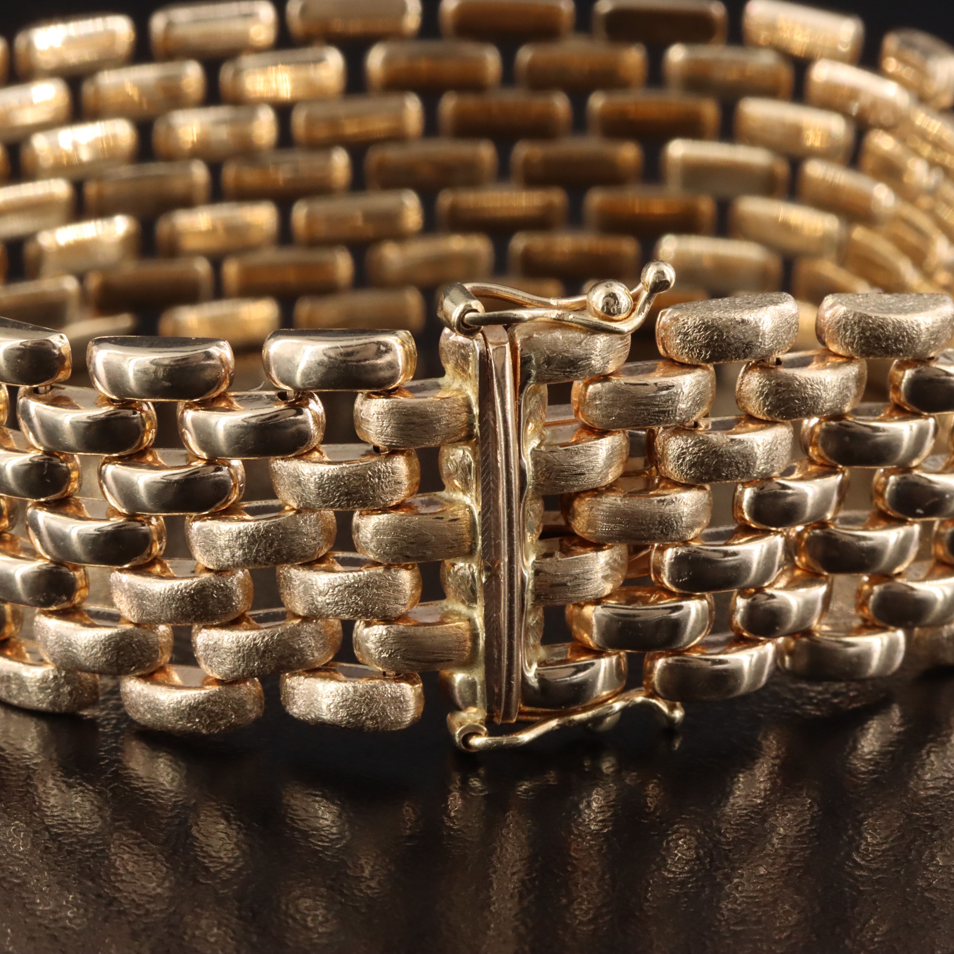 14K Panther Link Bracelet