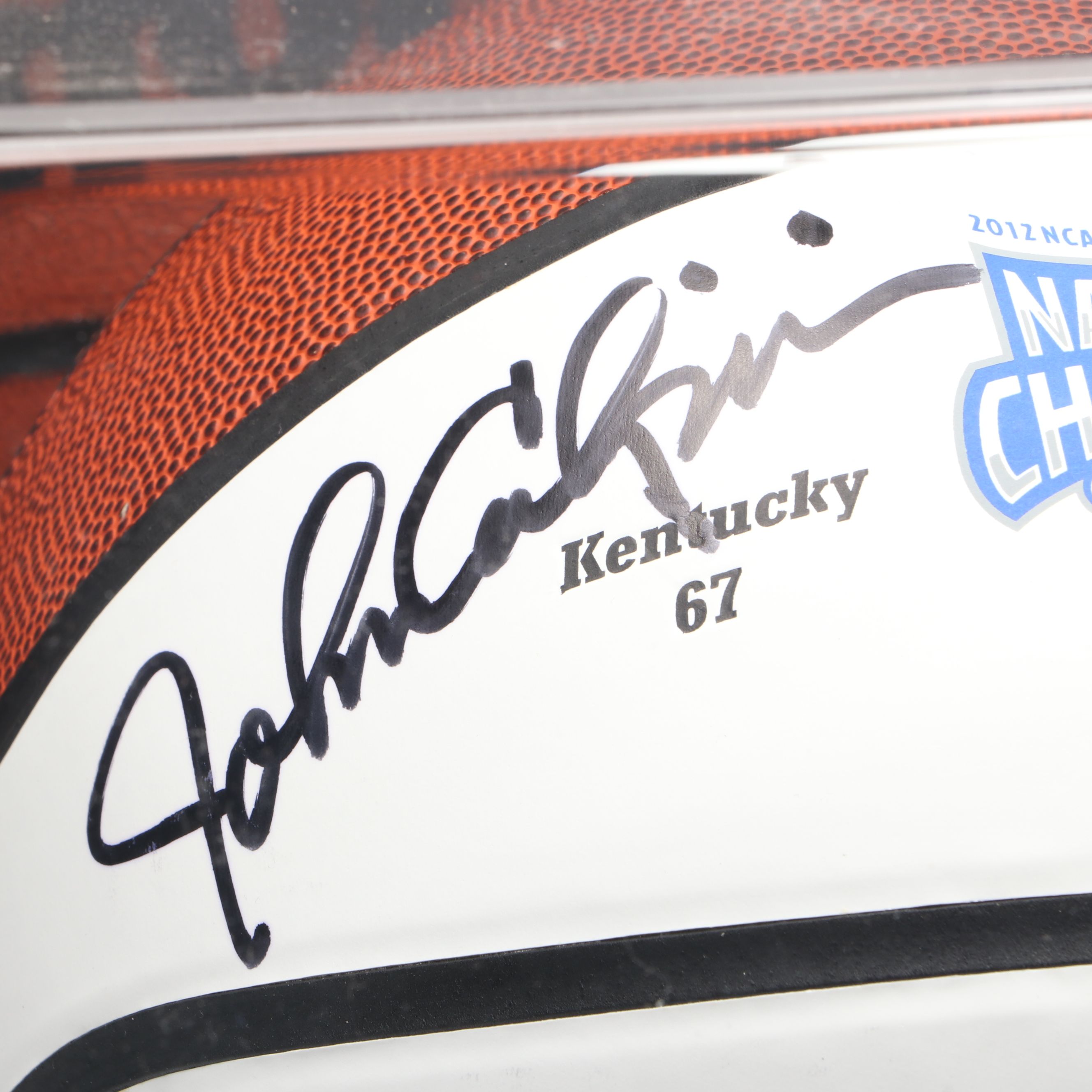 John Calipari Signed University of Kentucky National Champions Basketball