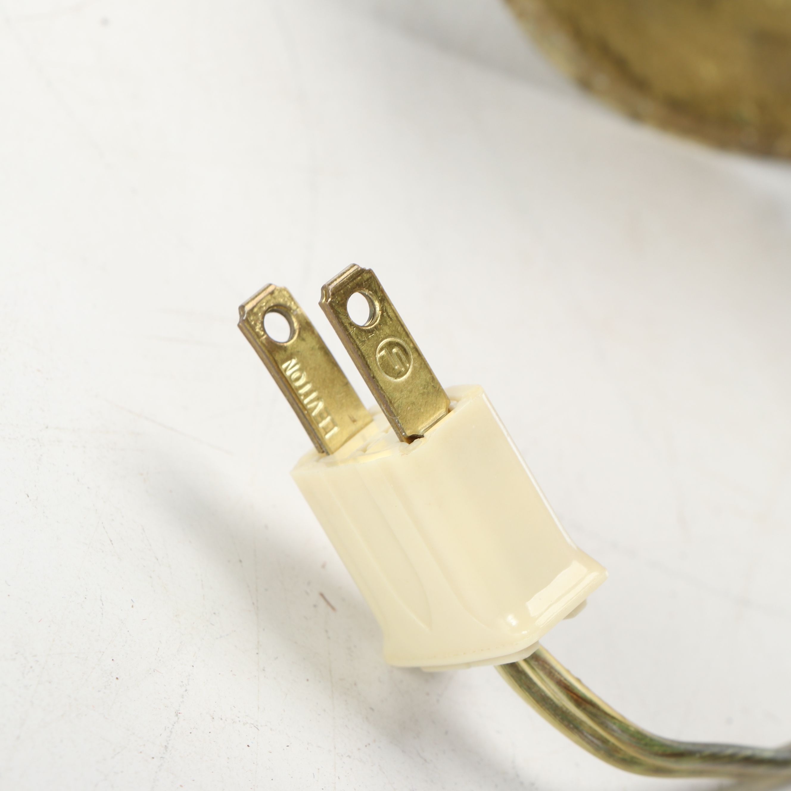 Pair of Japanese Tokugawa-Inspired Brass Lantern Table Lamps and Silk Shades