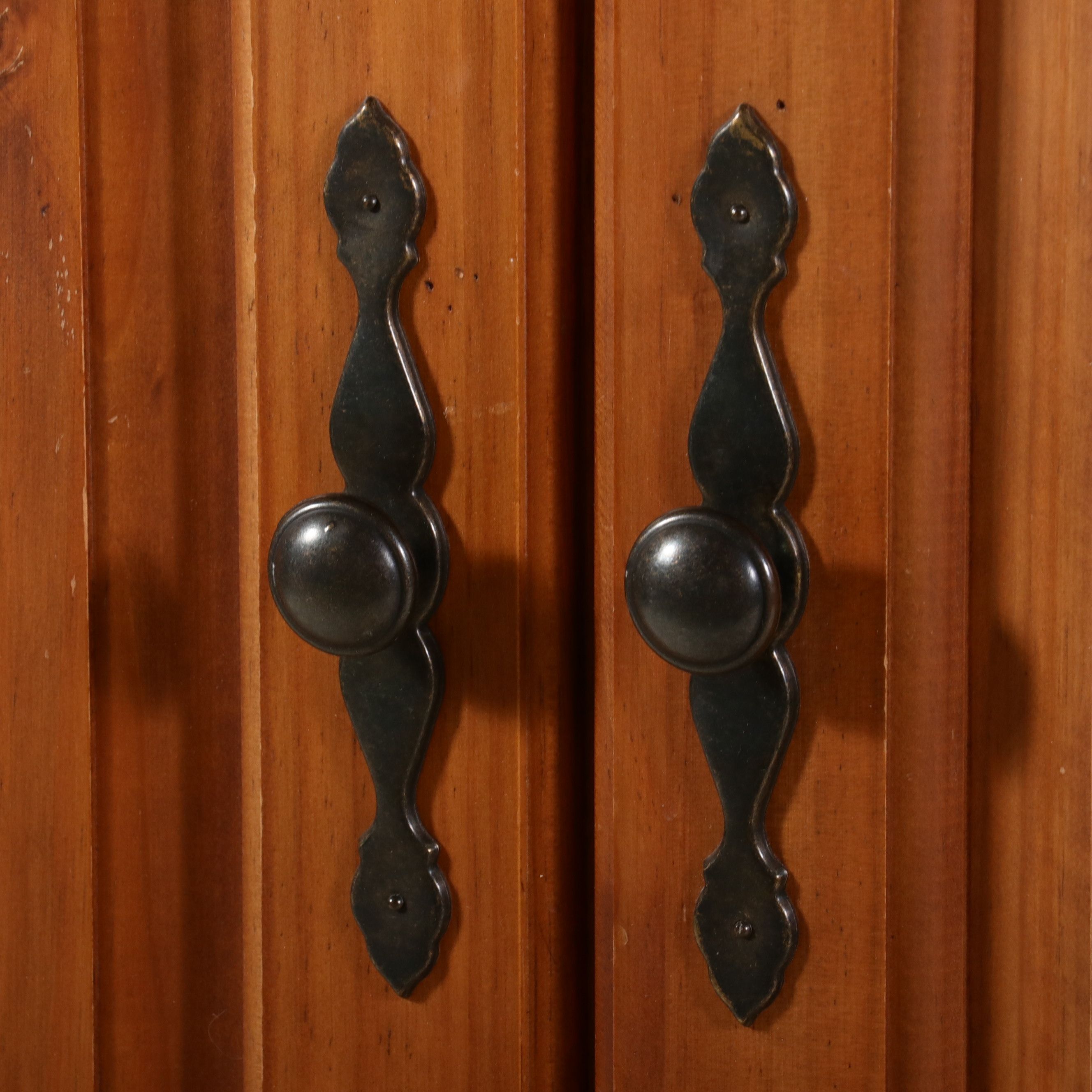 Contemporary Pine Armoire by Furniture Fair