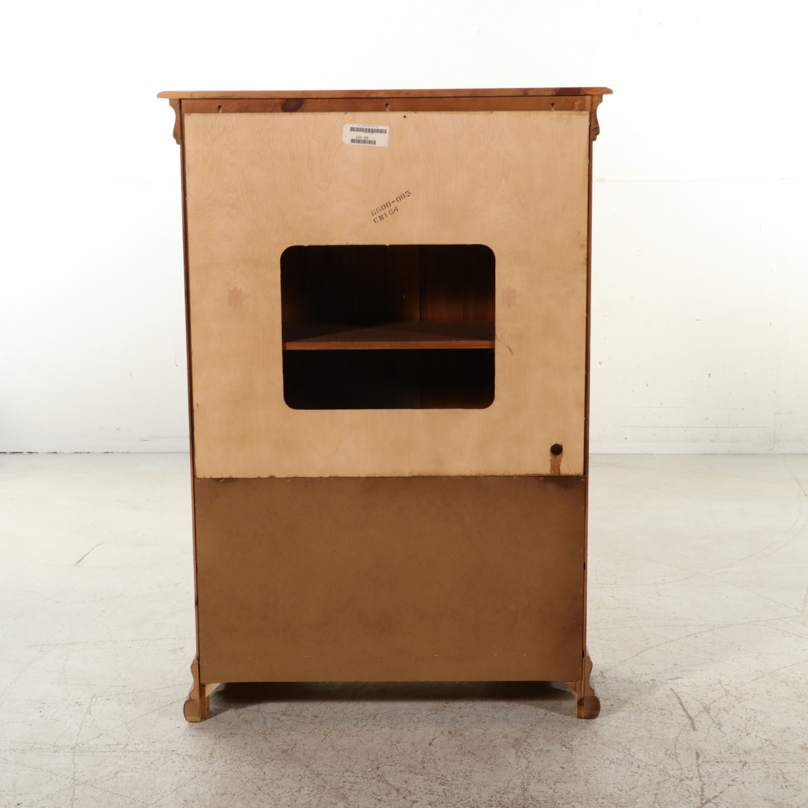 Contemporary Pine Armoire by Furniture Fair