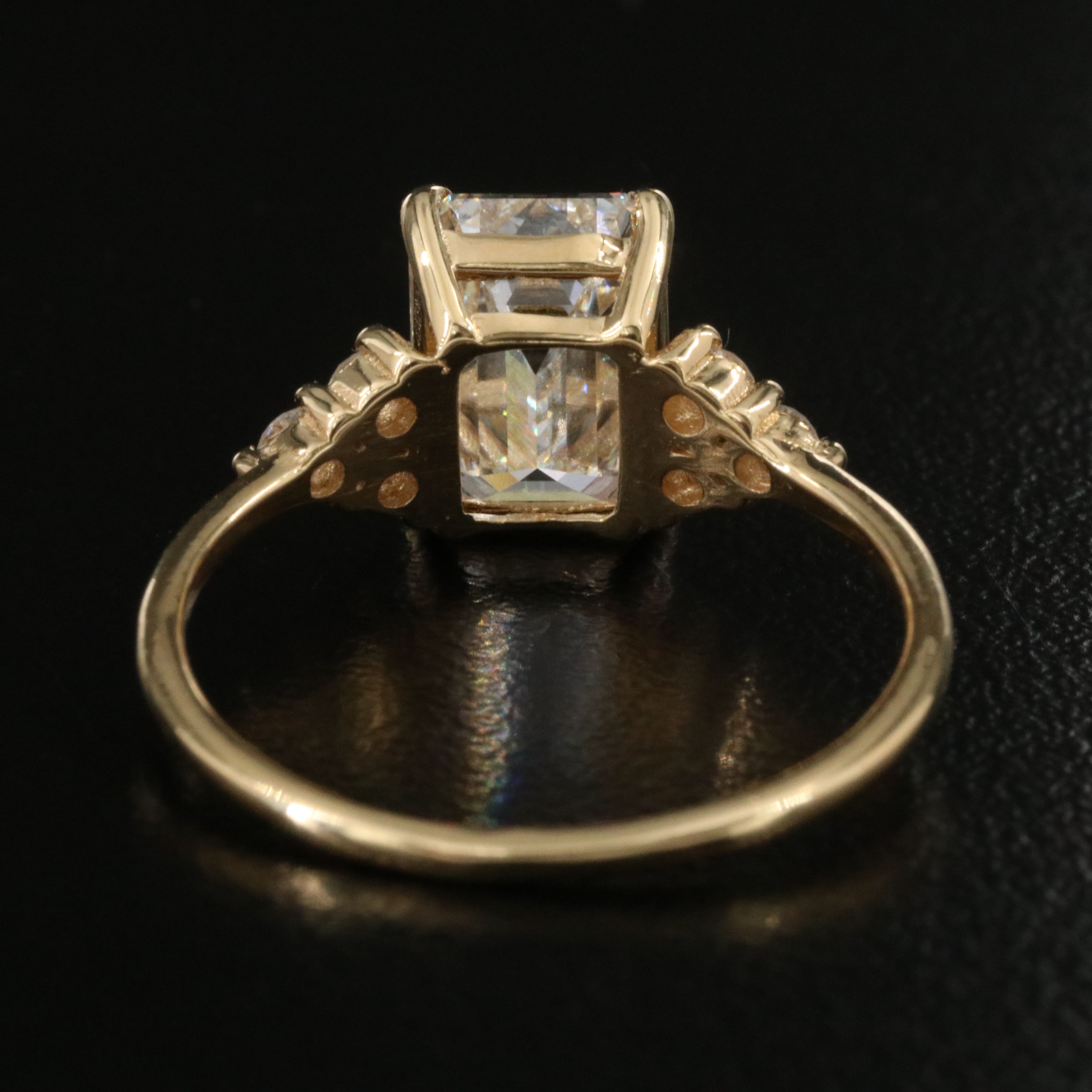 18K 3.13 CTW Lab Grown Diamond Ring with IGI Report