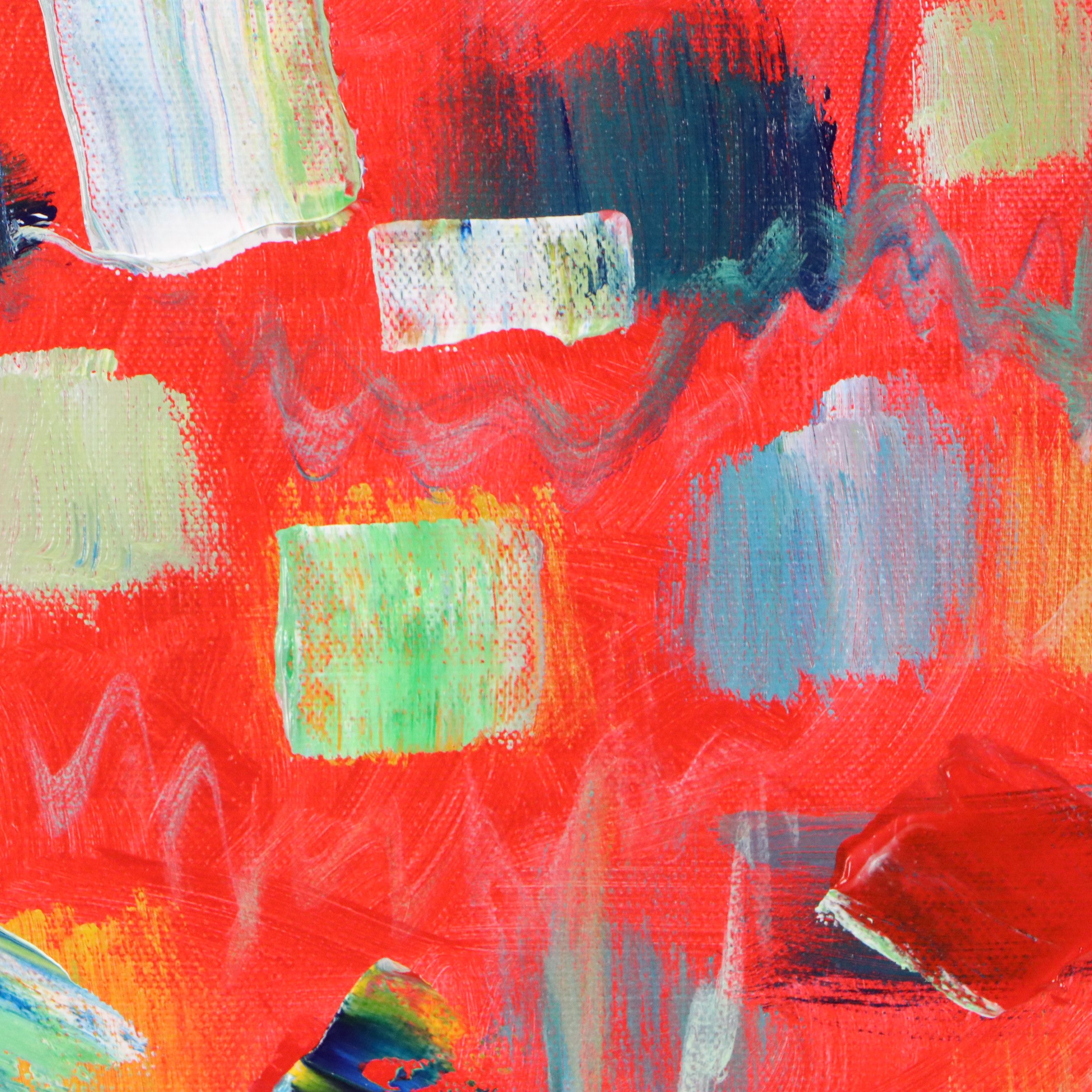 Saul Gefen Abstract Acrylic Painting, 2026