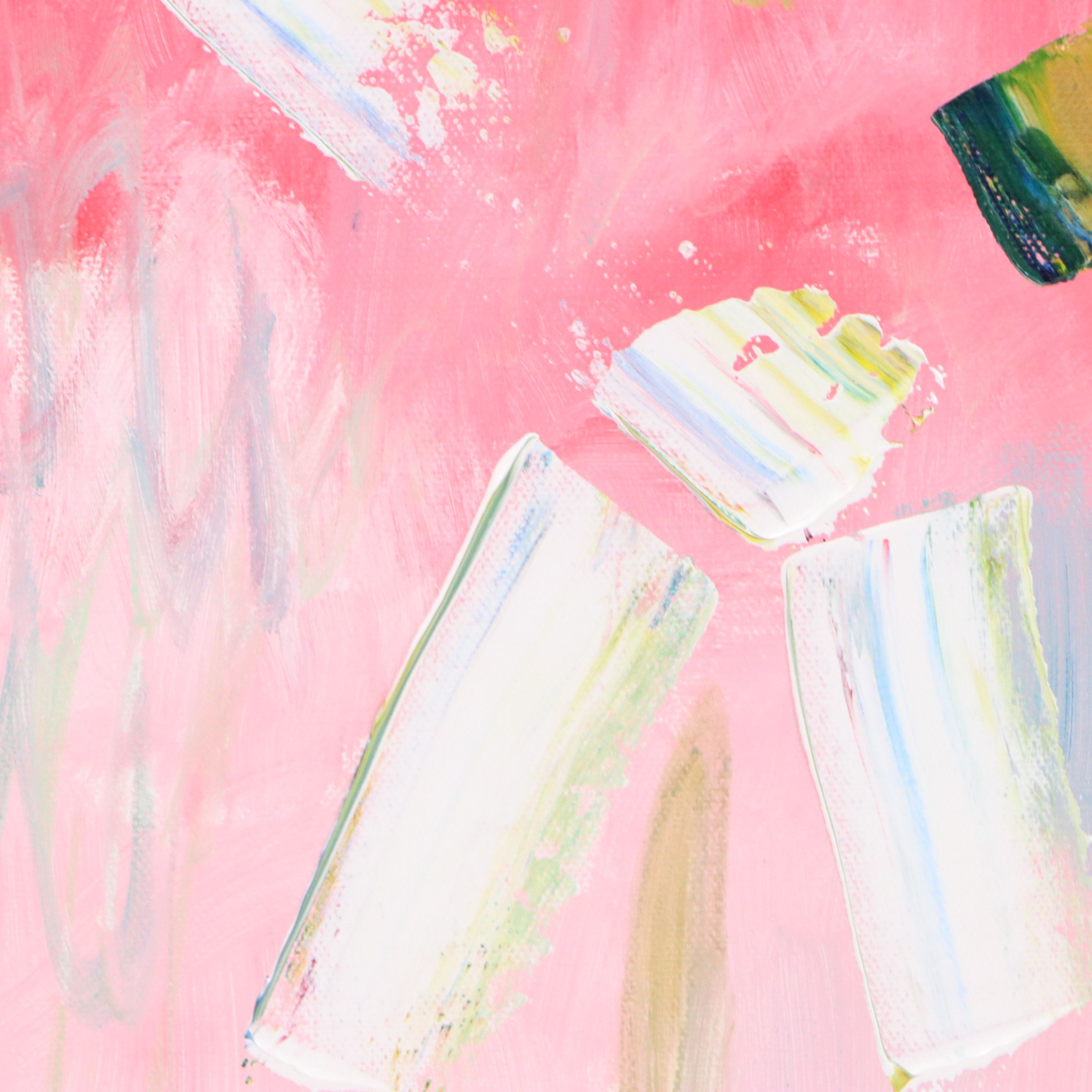 Saul Gefen Abstract Acrylic Painting, 2026