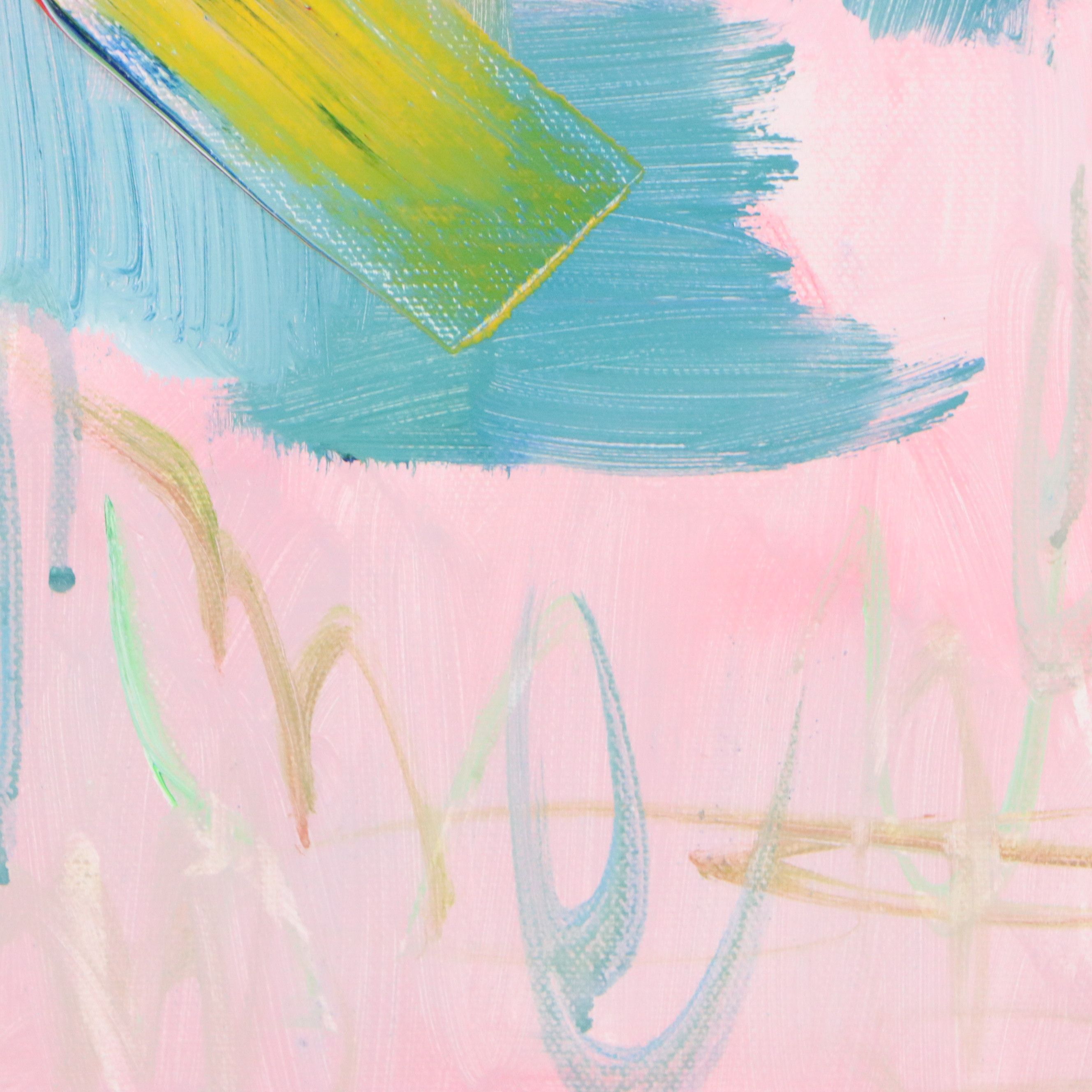 Saul Gefen Abstract Acrylic Painting, 2026