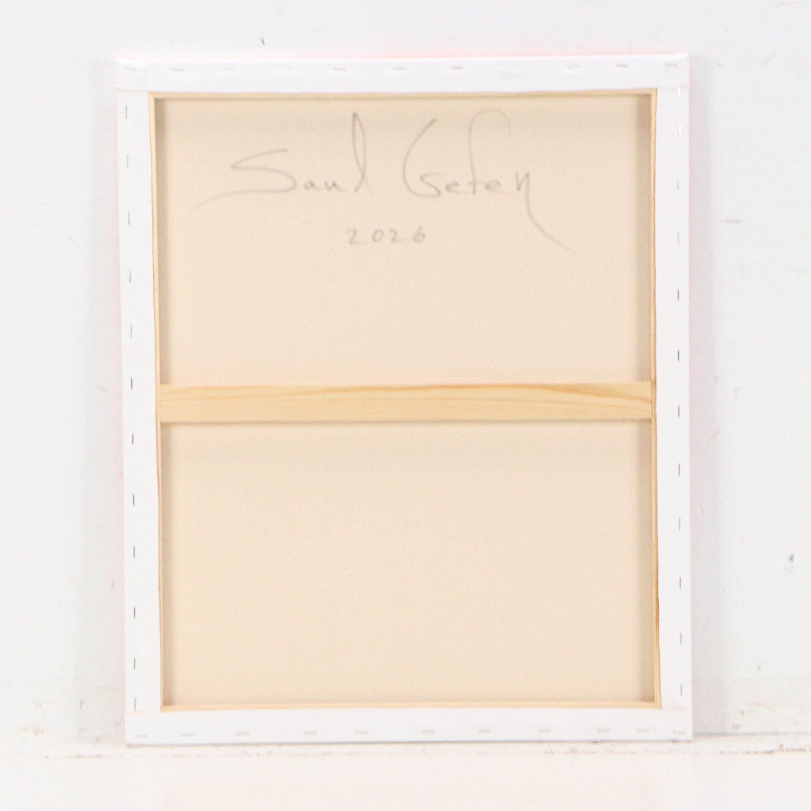 Saul Gefen Abstract Acrylic Painting, 2026