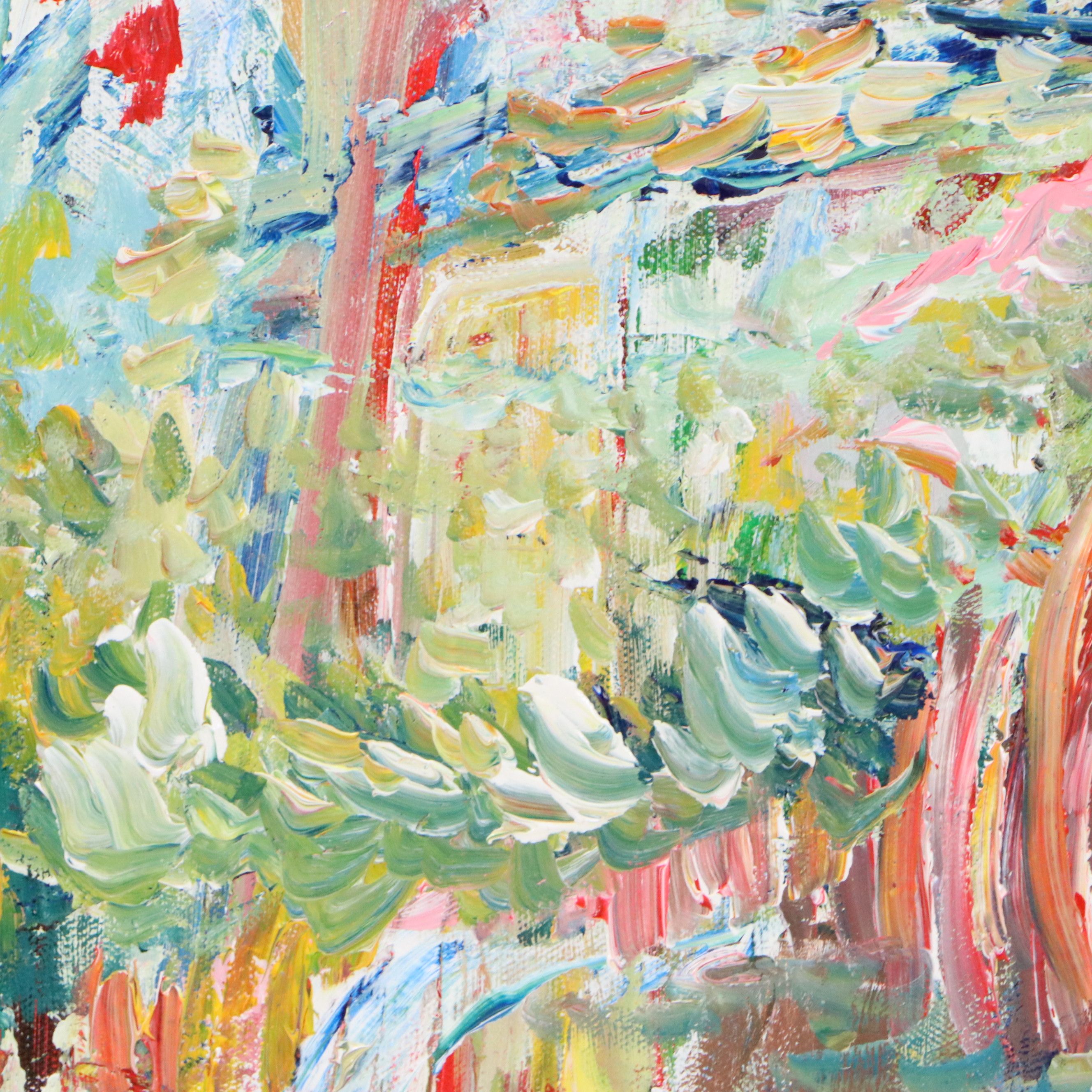 Saul Gefen Abstract Acrylic Painting, 2026