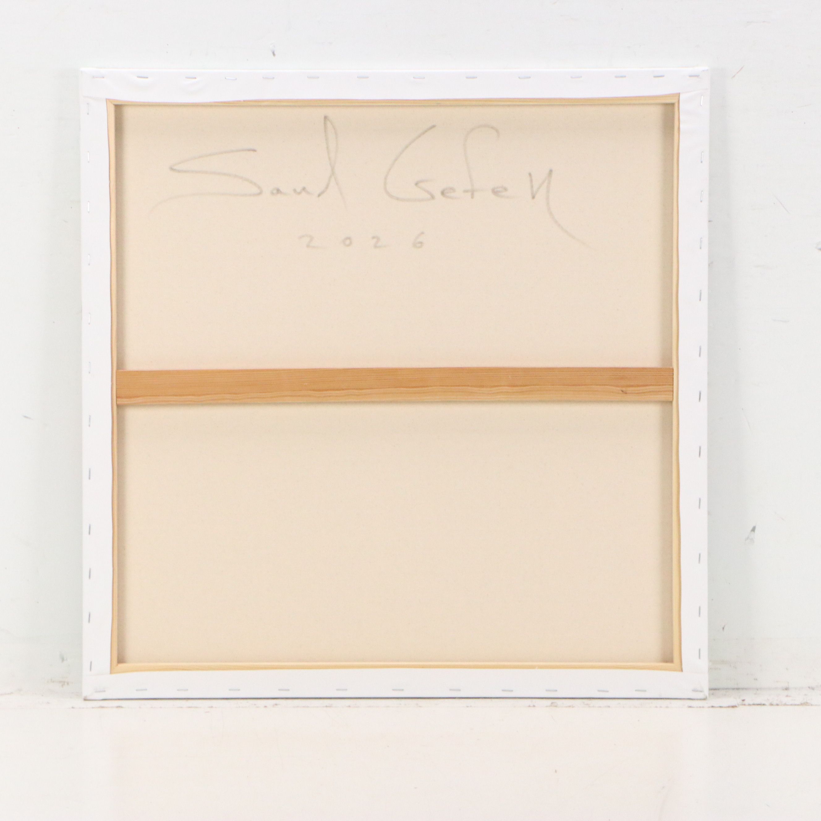 Saul Gefen Abstract Acrylic Painting, 2026