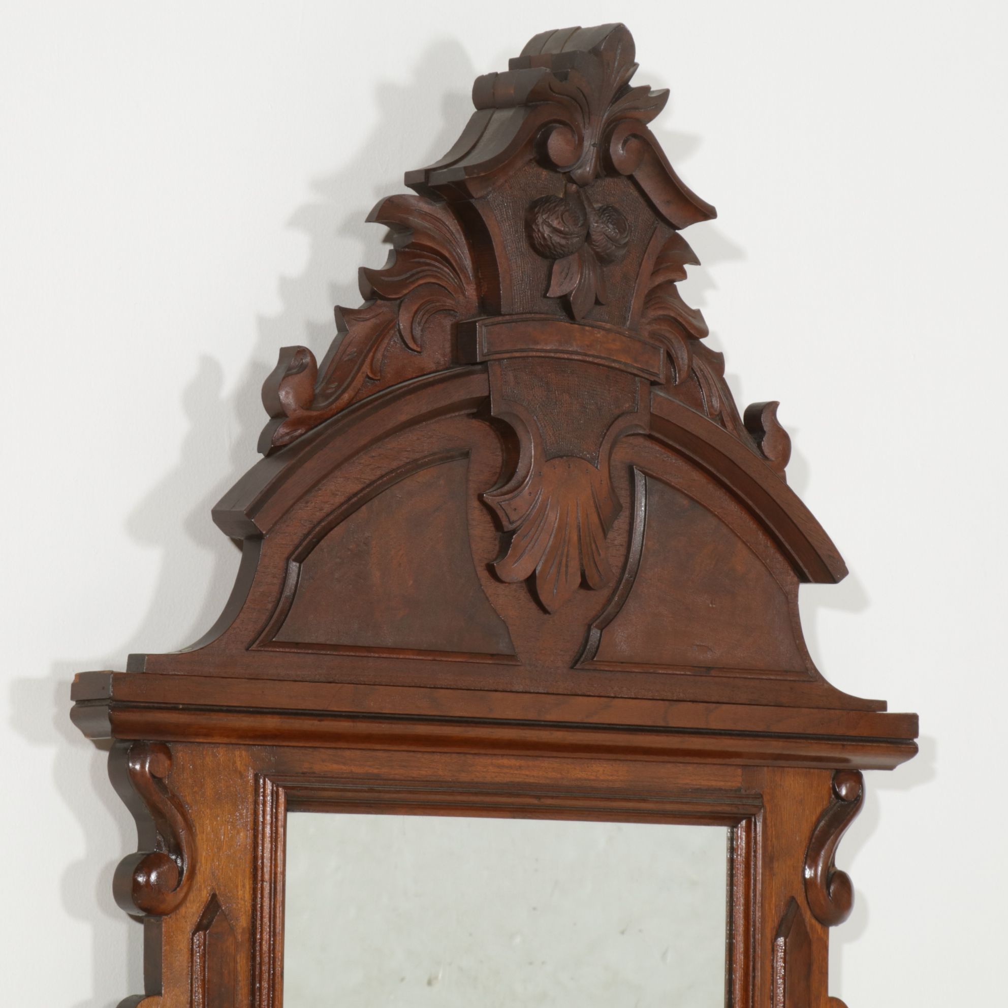 Victorian Walnut and Burl Wood Dresser with Marble Tops and Mirror