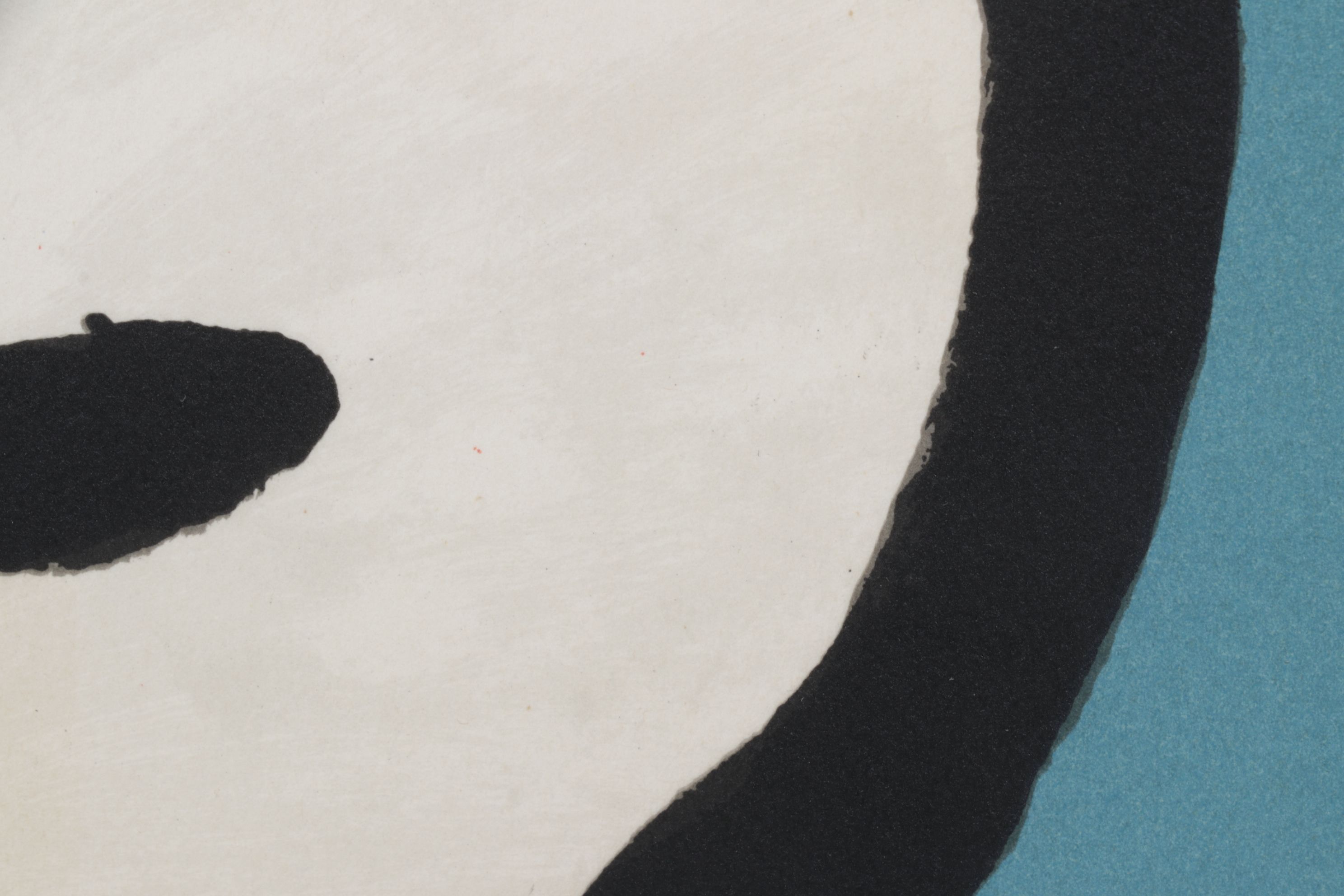 Joan Miró Abstract Double-Page Color Lithograph from "Tapís de Tarragona," 1972