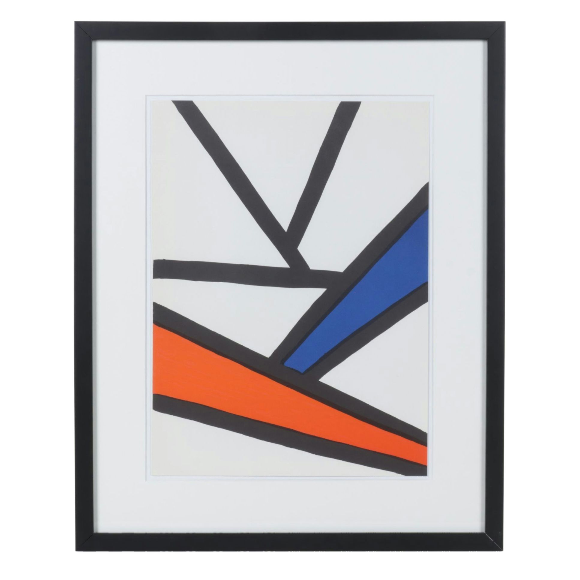 Alexander Calder Color Lithograph for "Derrière le Miroir," 1968