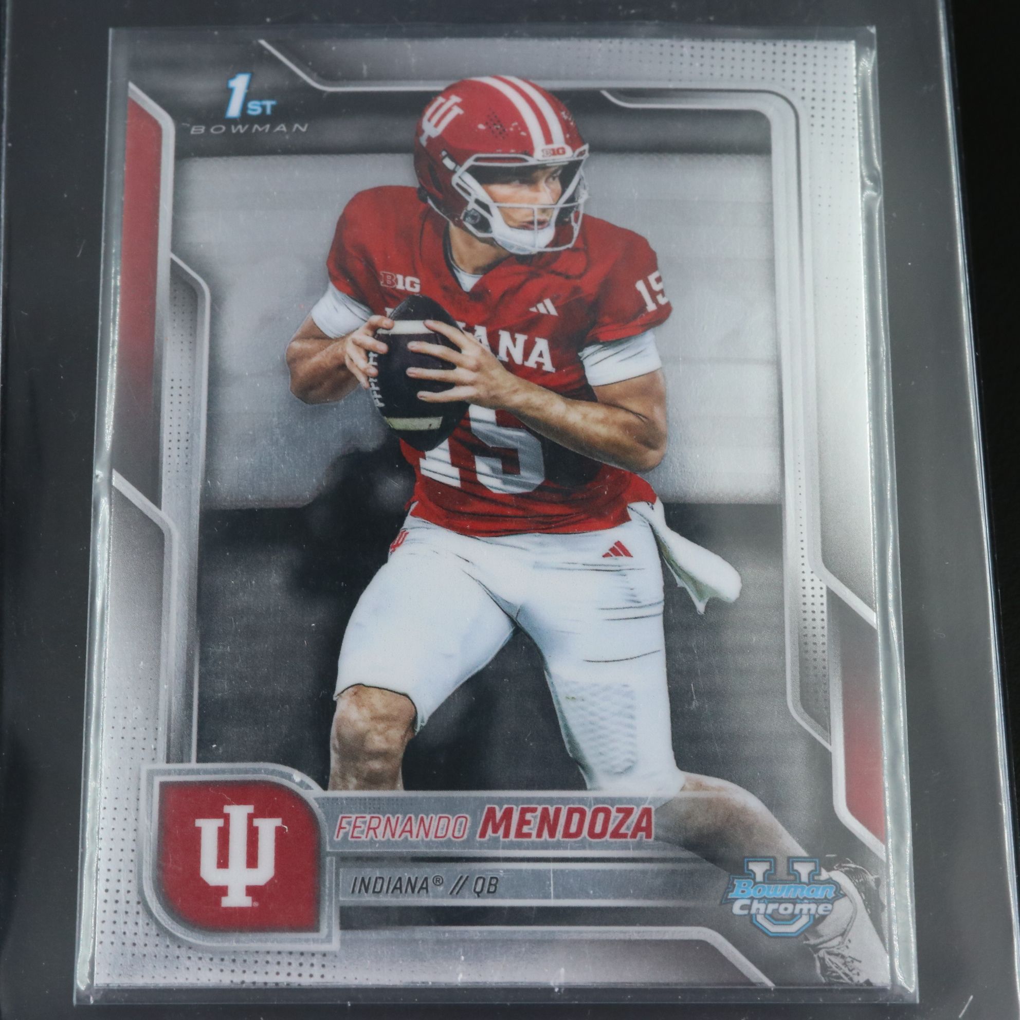 2025 Bowman Chrome Fernando Mendoza Bowman 1st Football Card