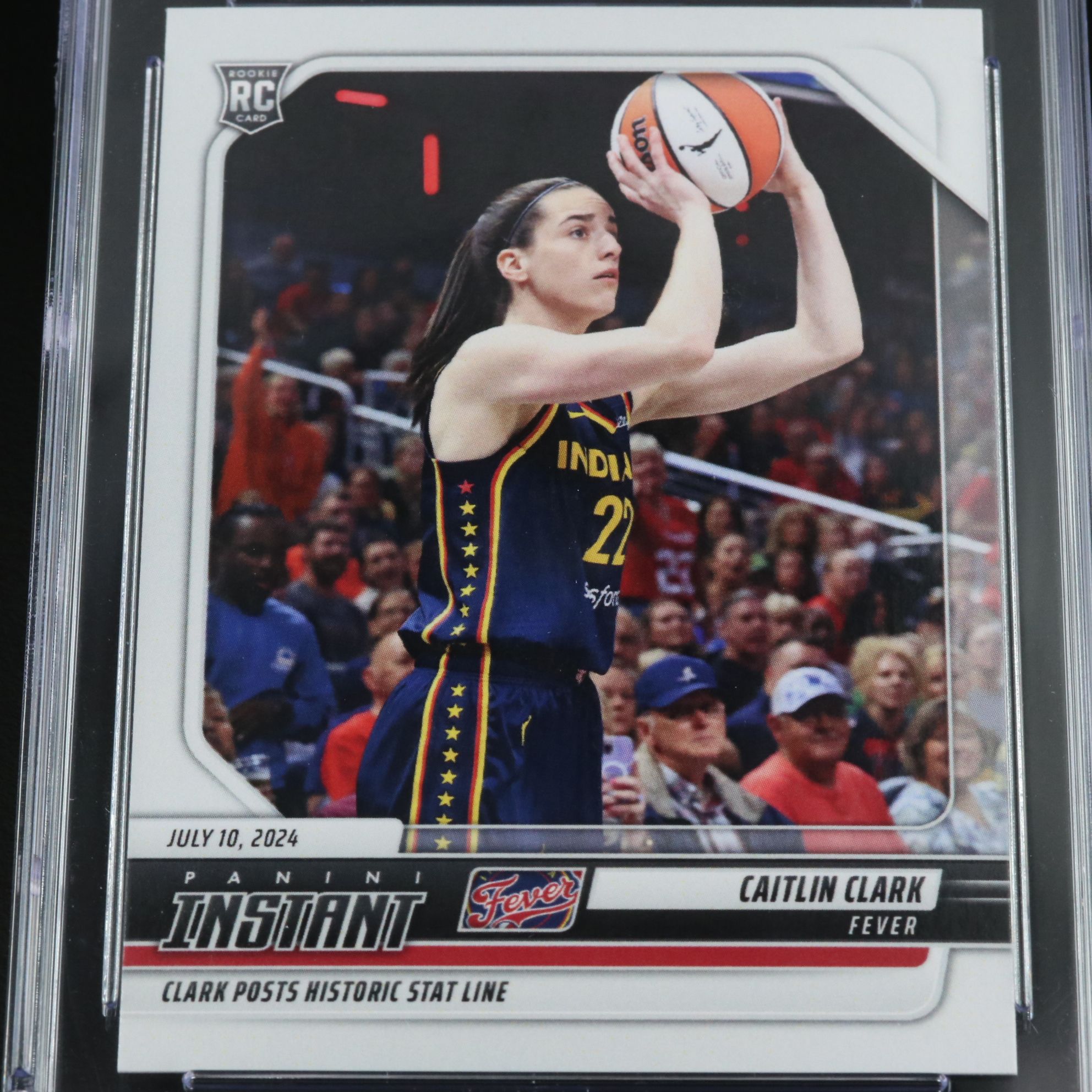 2024 Panini Instant Caitlin Clark Rookie Basketball Card Graded CGC 10