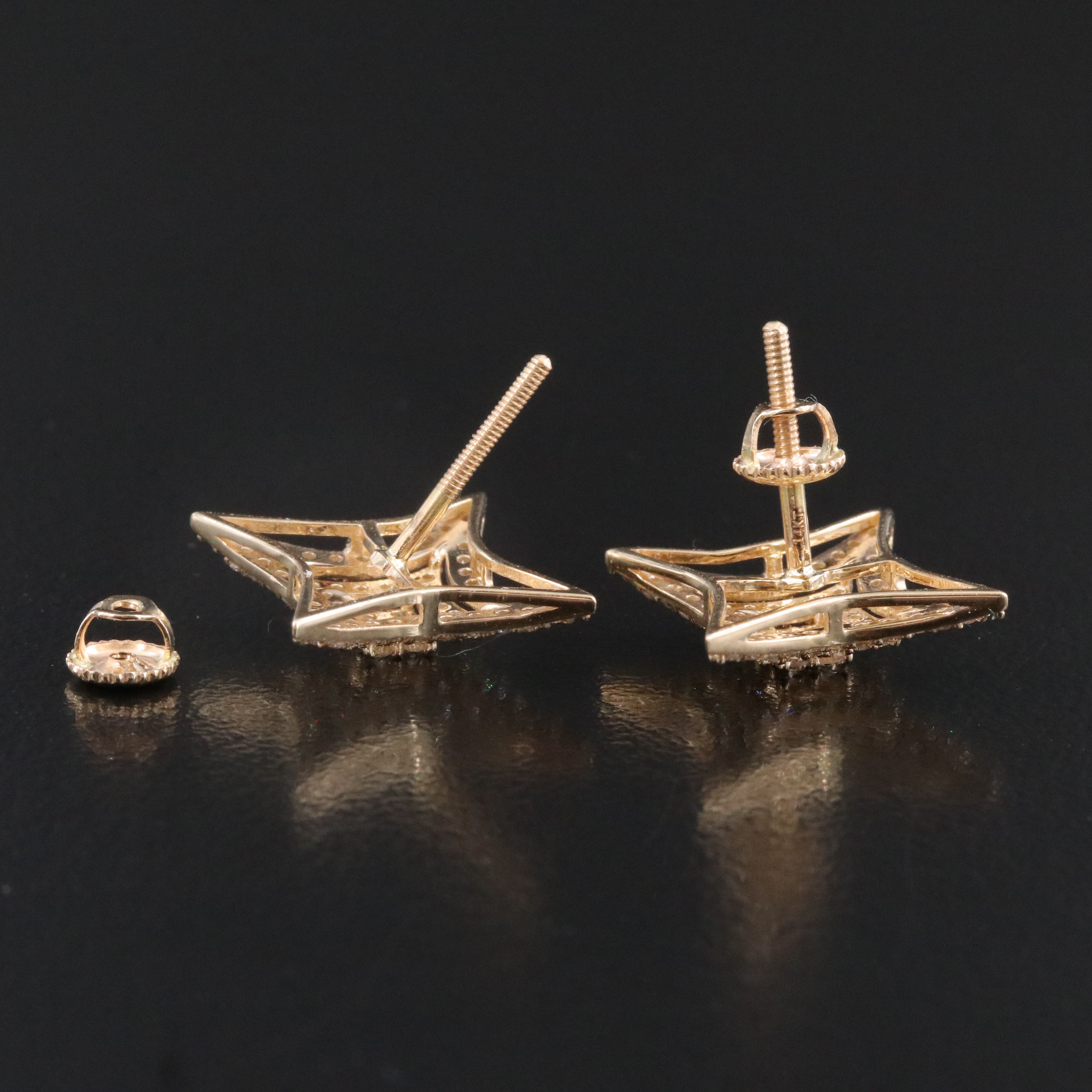 14K 1.03 CTW Diamond Earrings