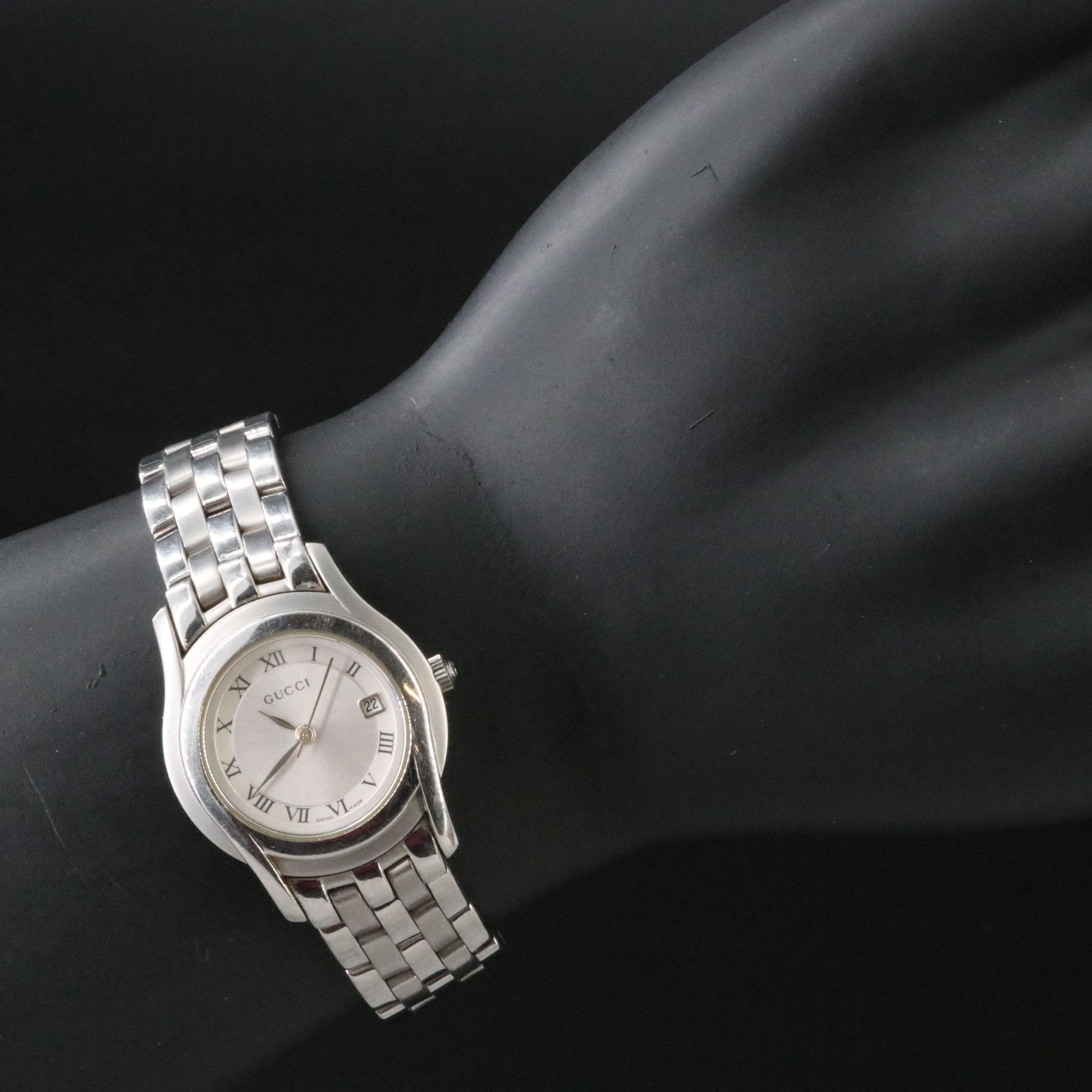 Gucci 5500L Stainless Steel Quartz Watch