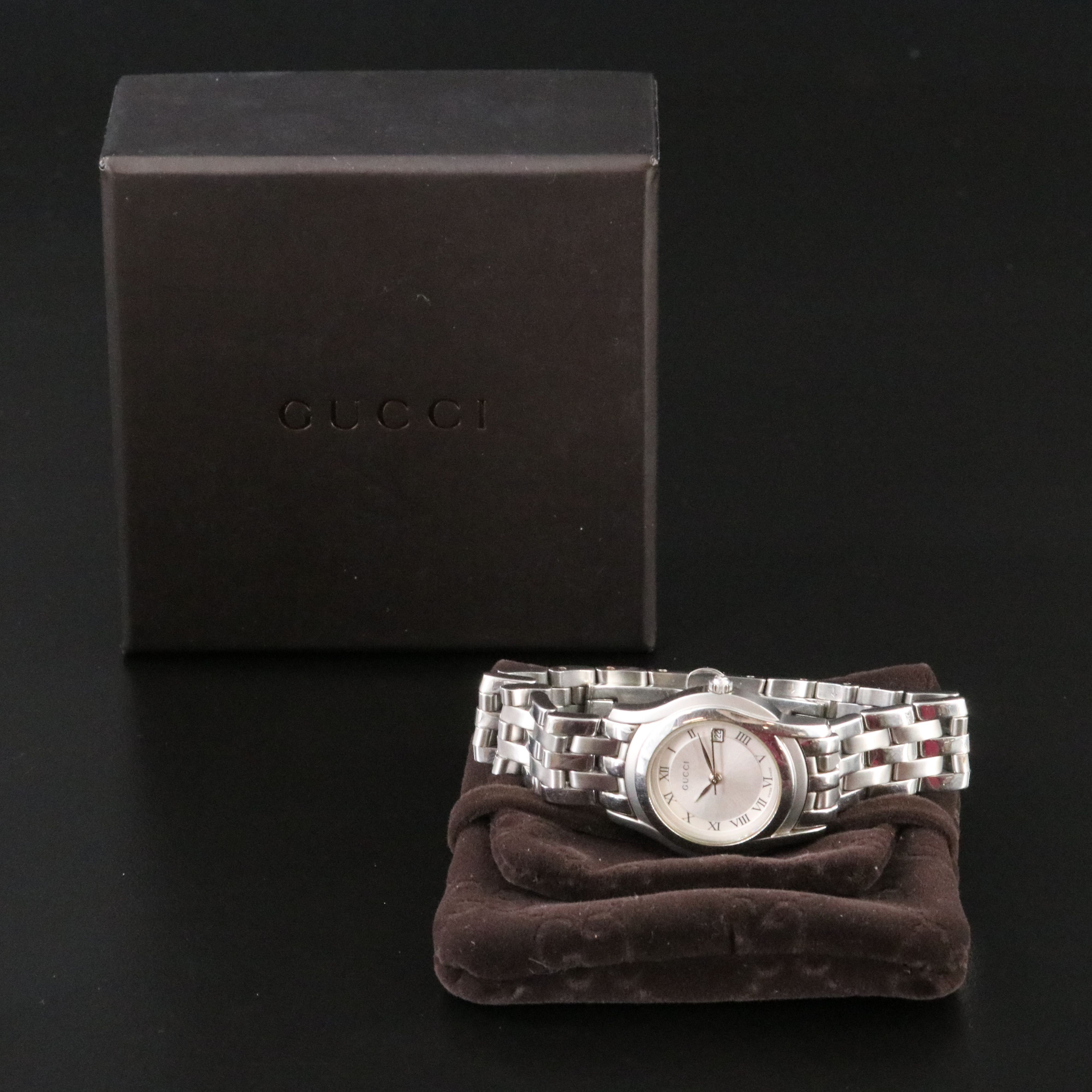 Gucci 5500L Stainless Steel Quartz Watch