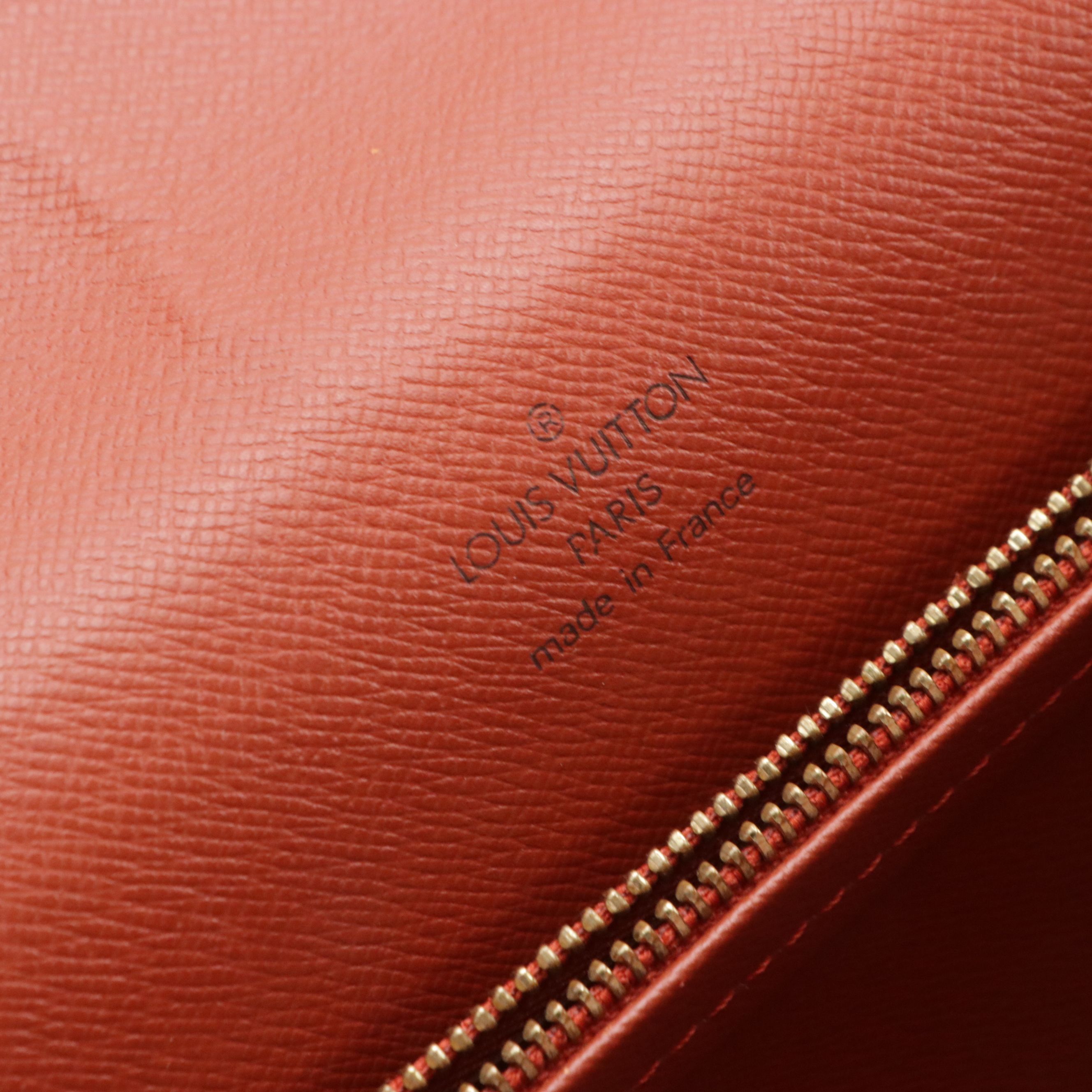 Louis Vuitton Tribeca Carre Shoulder Bag in Damier Ebene Canvas and Leather