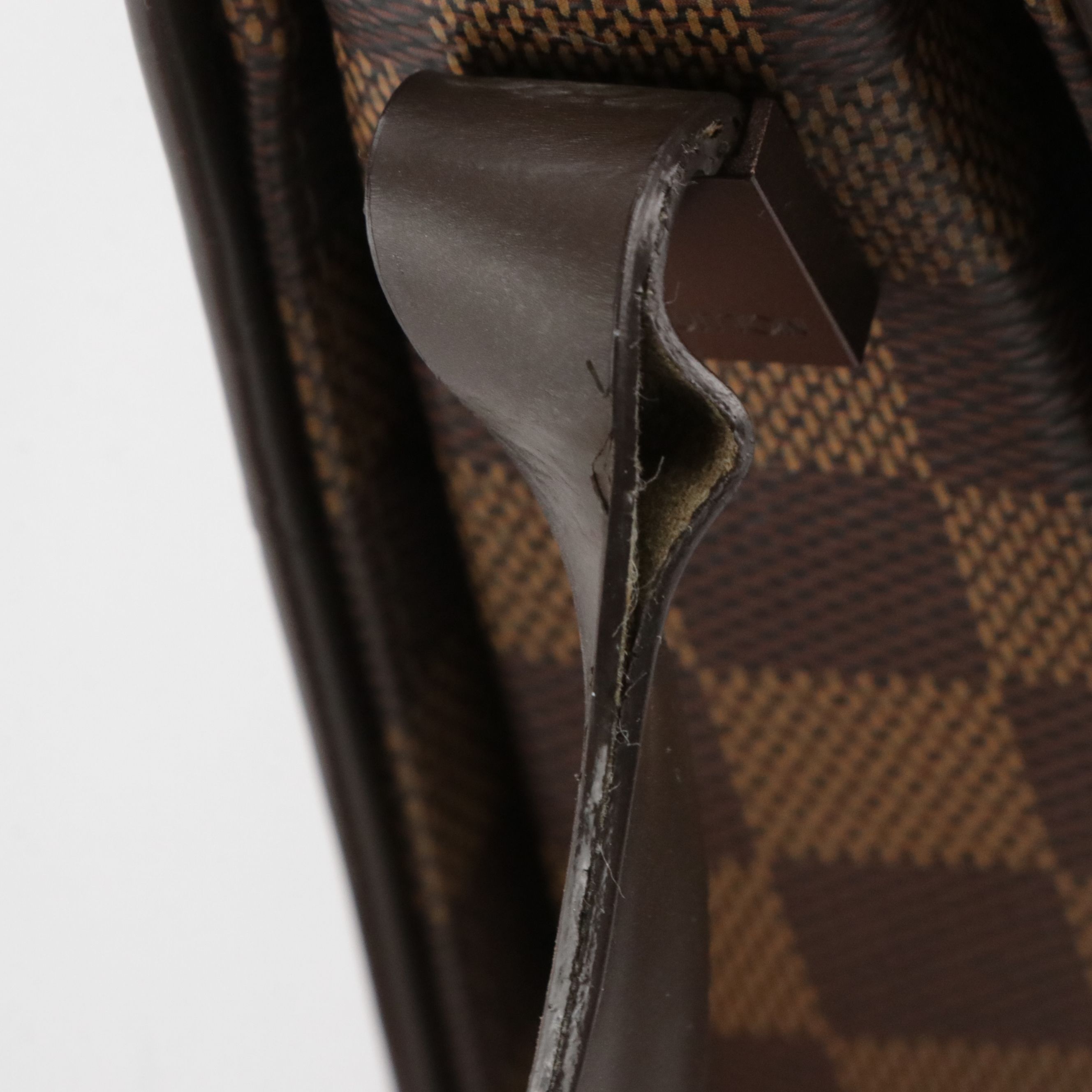 Louis Vuitton Tribeca Carre Shoulder Bag in Damier Ebene Canvas and Leather