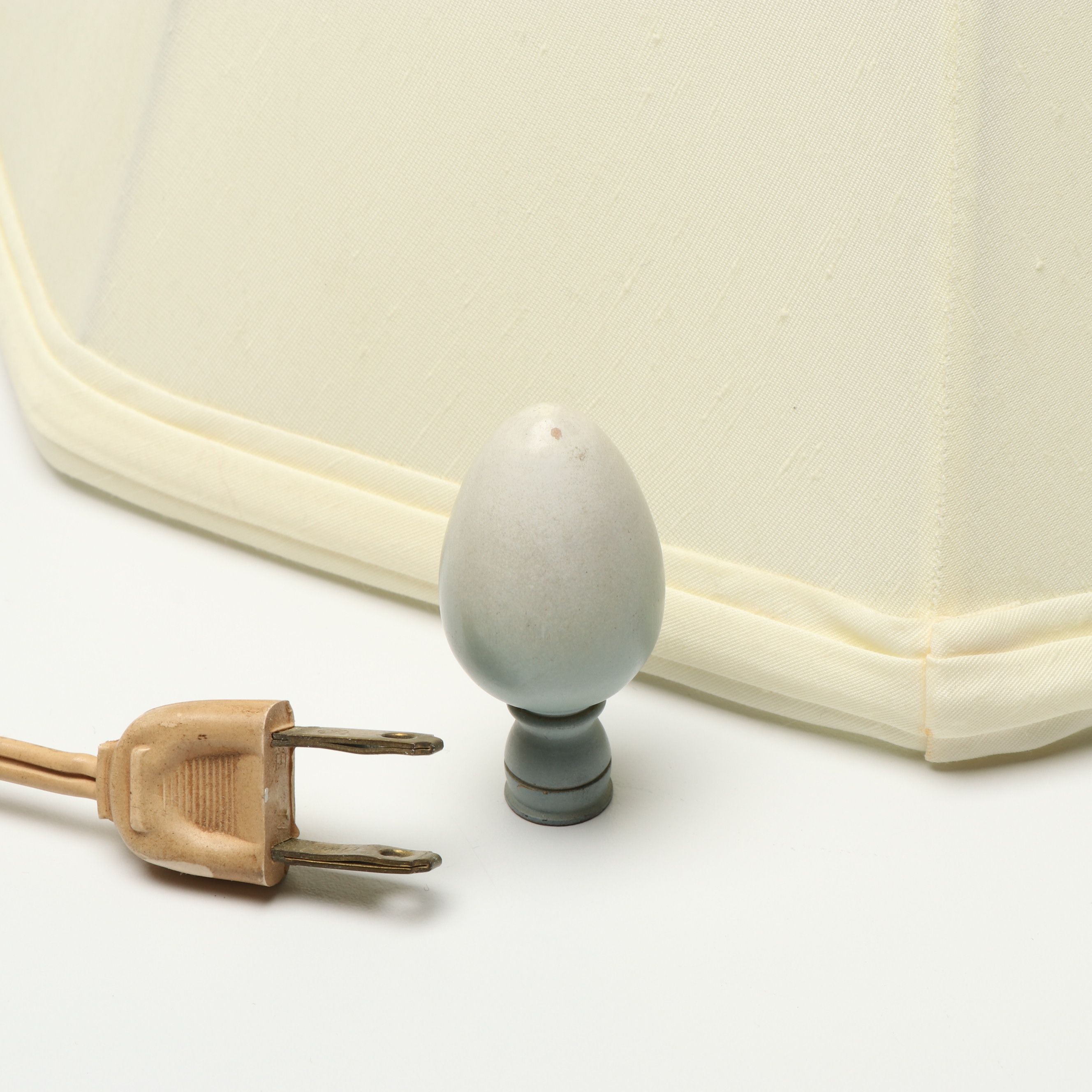 Axel Locher for Bing & Grøndahl "Girl with Geese" Porcelain Figural Lamp
