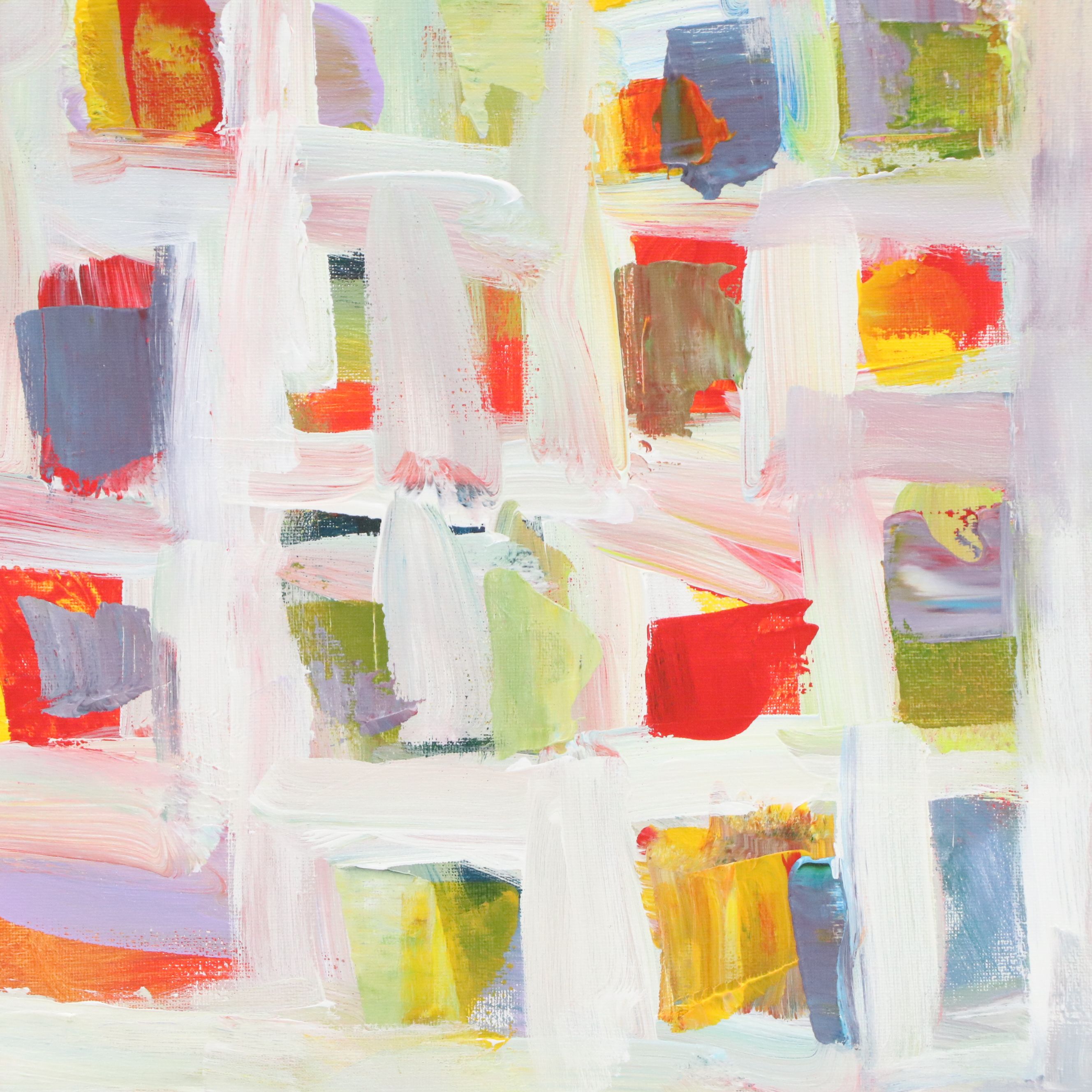 Leif Janek Abstract Geometric Acrylic Painting, 2026