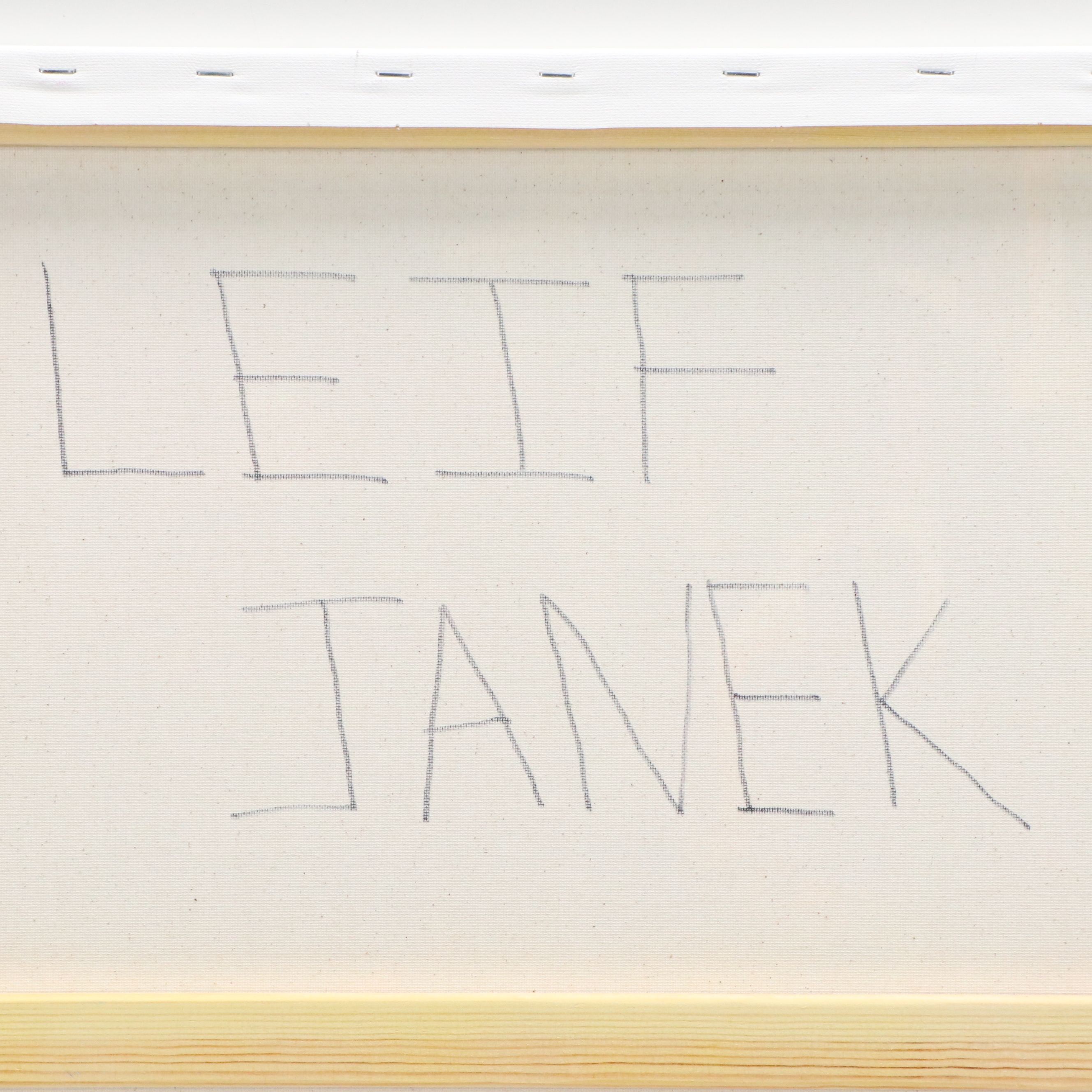 Leif Janek Abstract Geometric Acrylic Painting, 2026