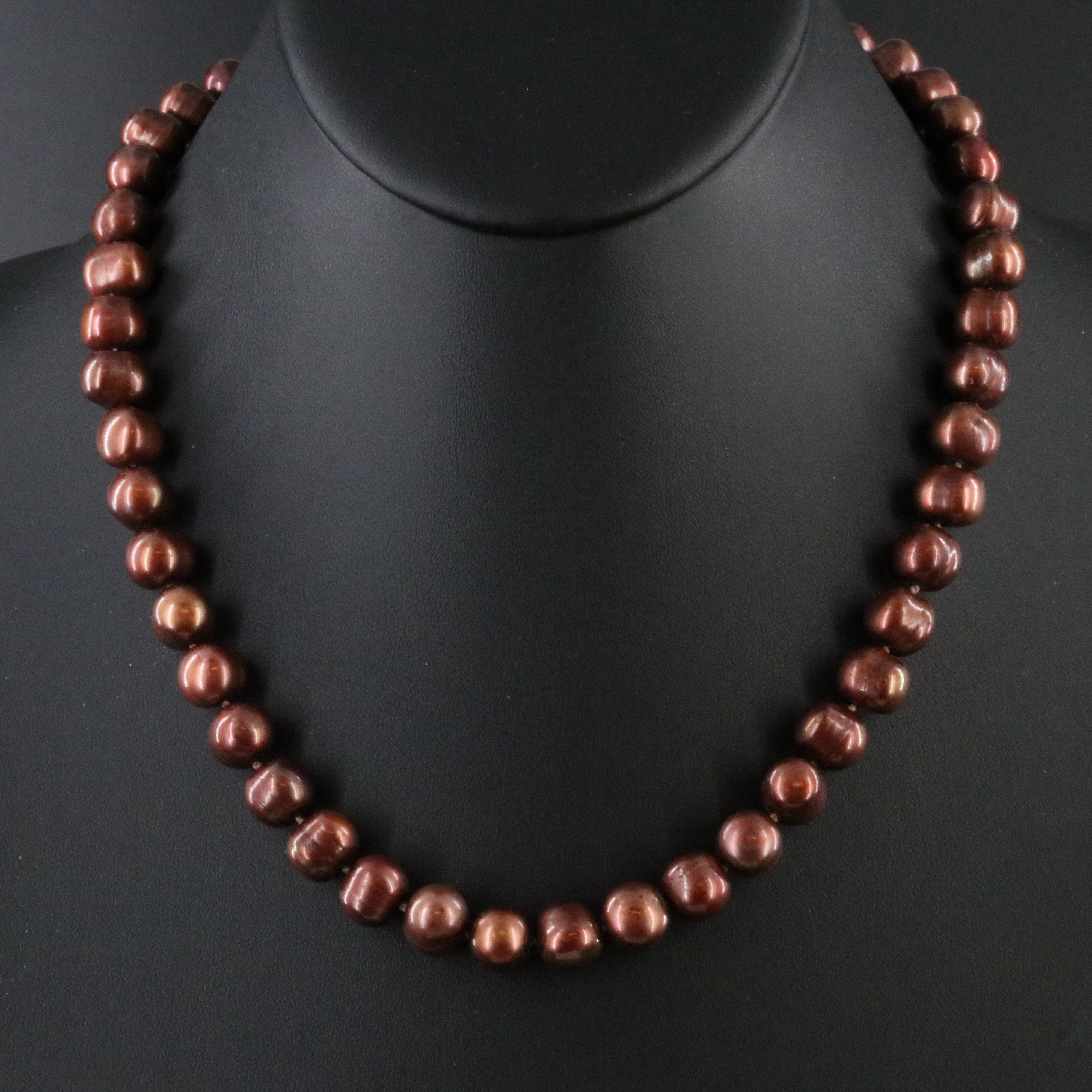 9.00 – 10.25 MM Pearl Necklace with 14K Clasp