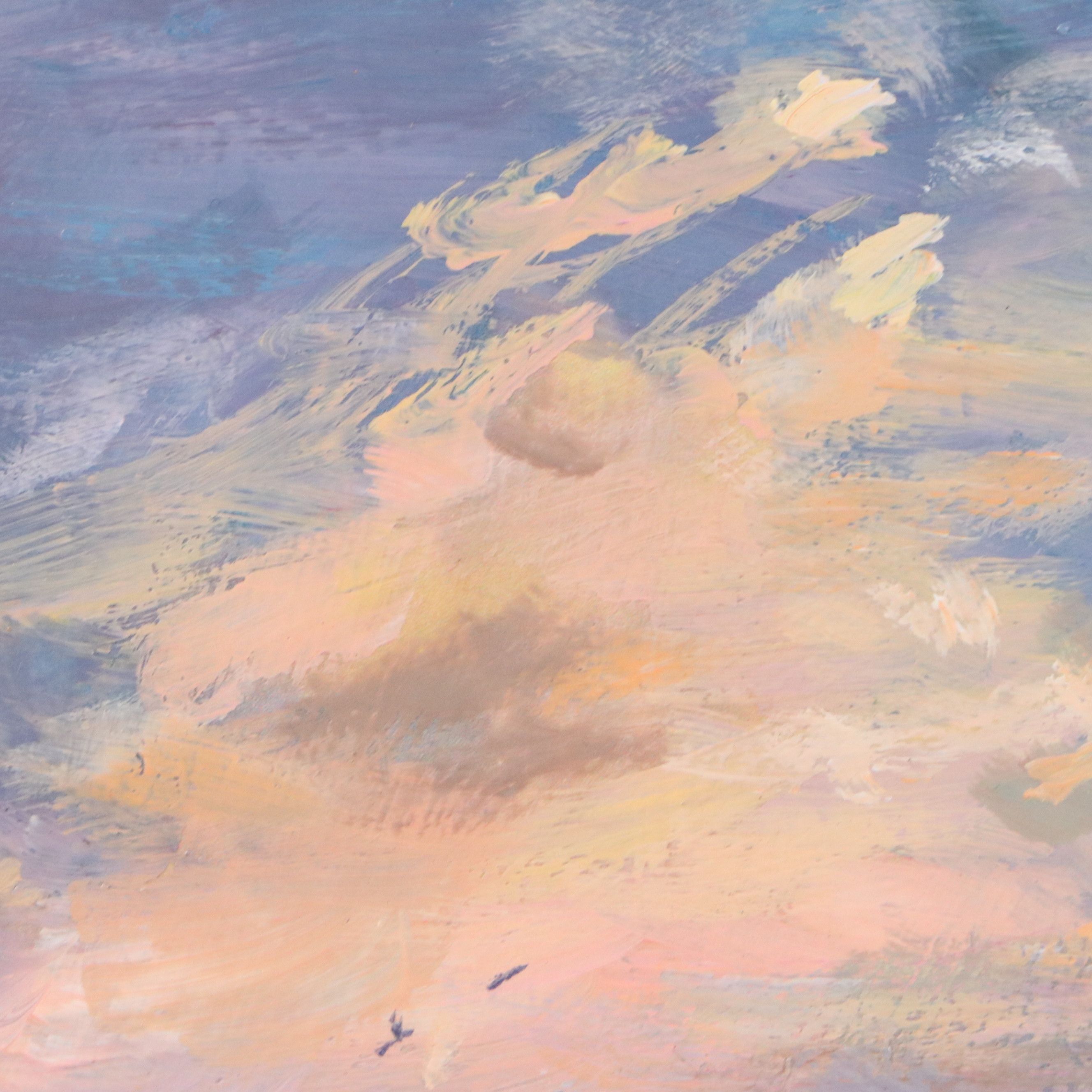 A. Rey Oil Painting "Under a Sunset Cloud," 2026